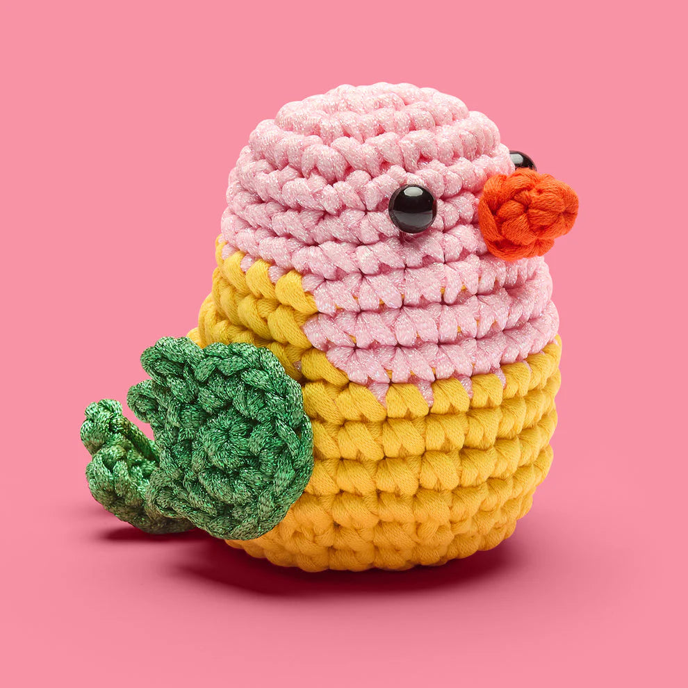 The Woobles Crochet Kit | Cupid the Lovebird