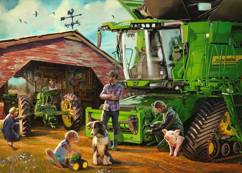 Ravensburger 1000 pc. Puzzle | John Deere Now & Then