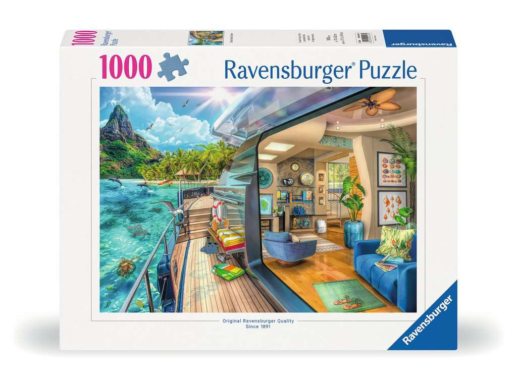 Ravenburger 1000 pc Puzzle | Tropical Island Charter