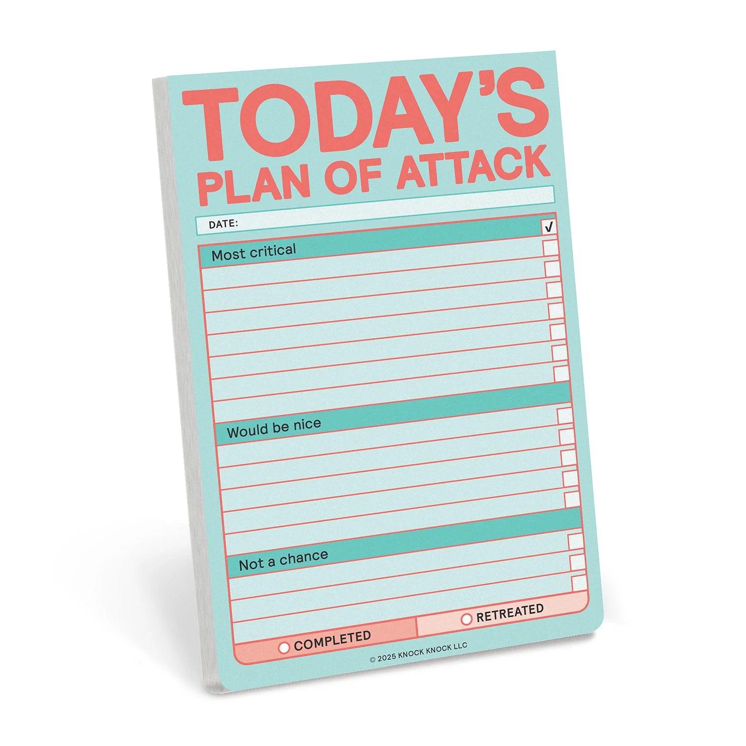Today's Plan Of Attack Great Big Stickies