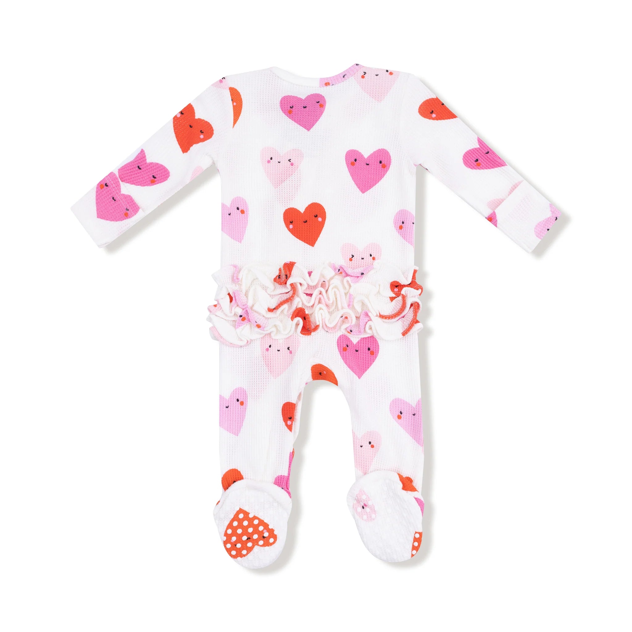 Angel Dear 2 Way Zipper Footie | Happy Hearts