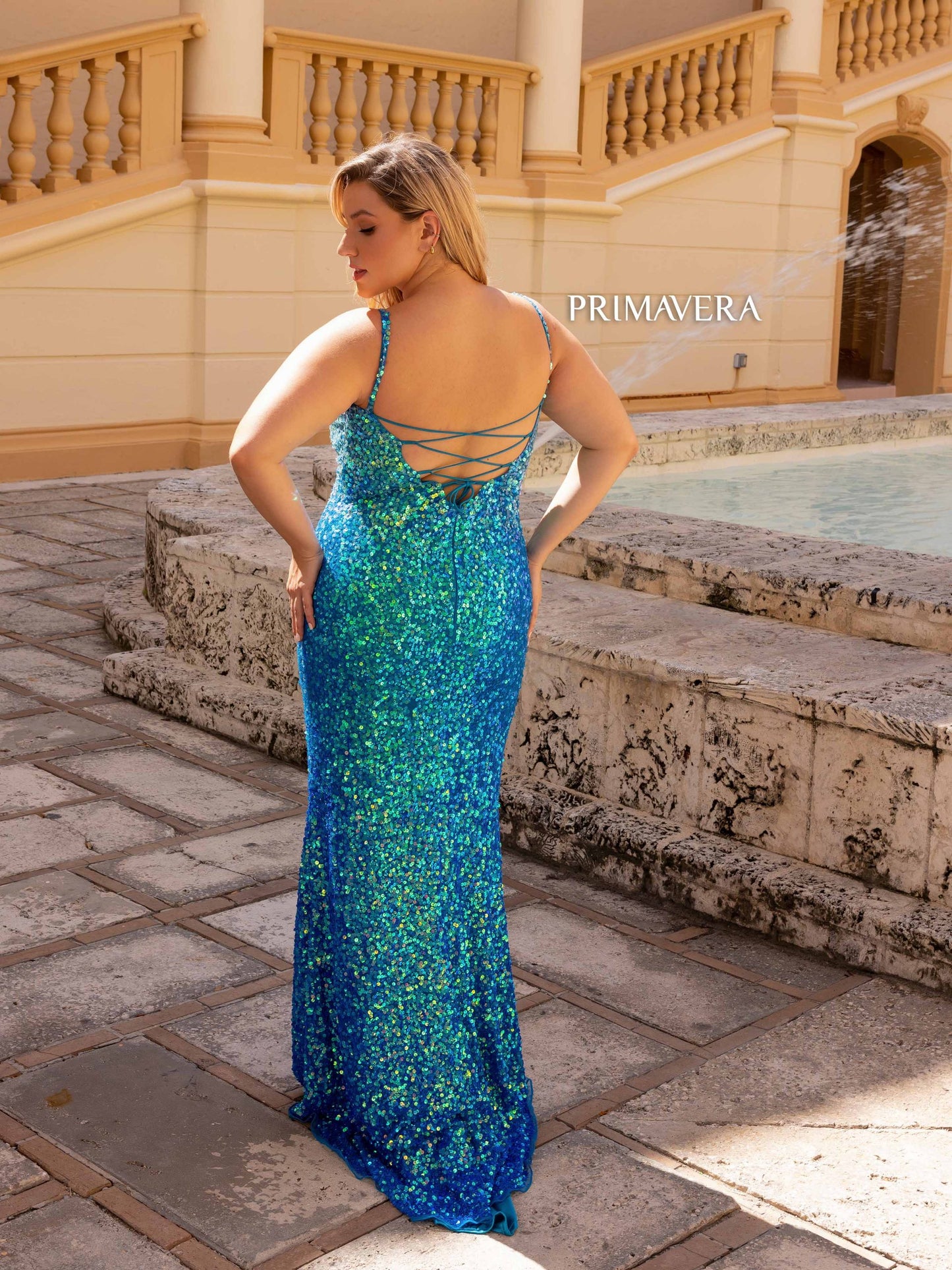 Prom Dress 14042 | Peacock