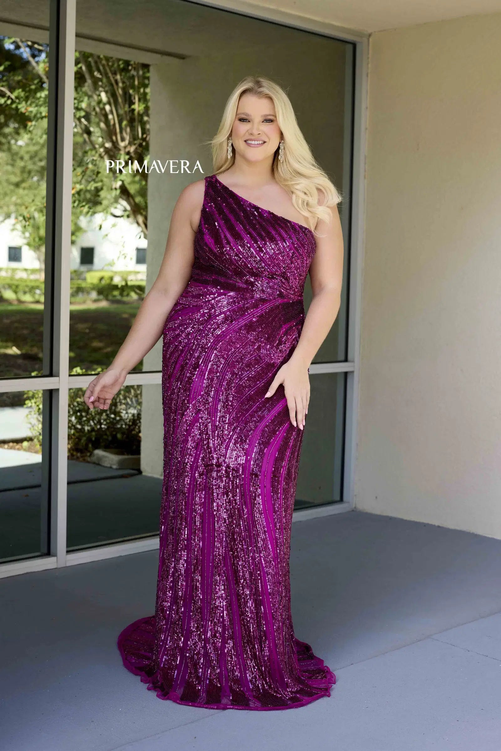 Primavera Couture 14075 Prom Dress - Grape | NewYorkDress Primavera Couture 14075 Prom Dress - Grape | NewYorkDress