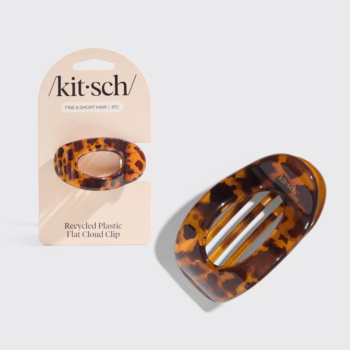 Recycled Plastic Small Flat Cloud Clip | Tort