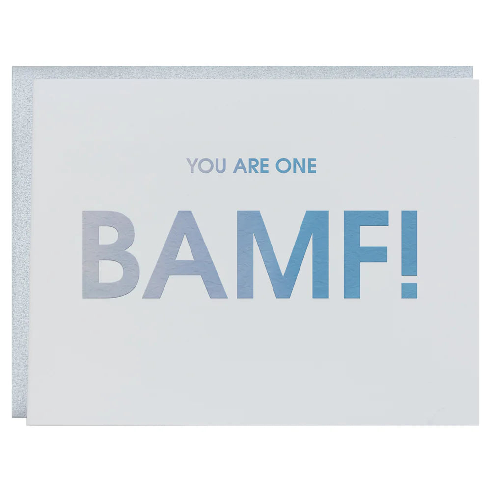 BAMF Letterpress Card