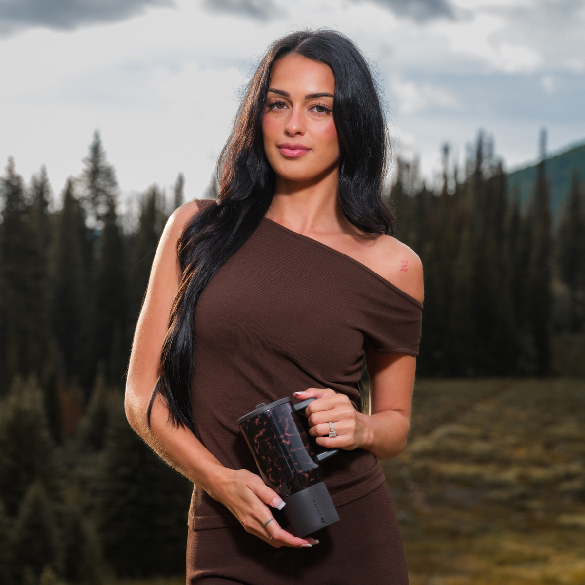 Mocha Tortoise HydroJug 20 oz Traveler Tumbler