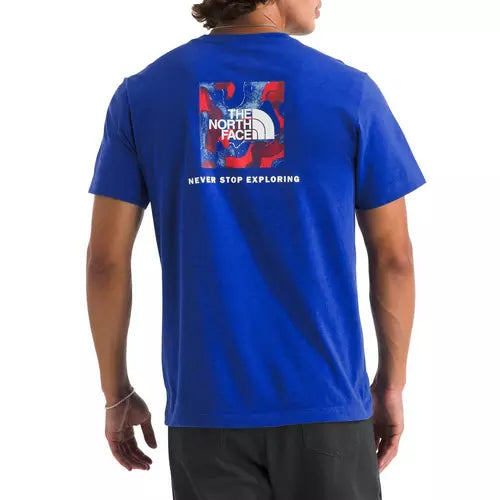 Men's Red, White, & Blue Regular Tee | Blue