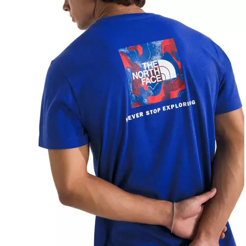 Men's Red, White, & Blue Regular Tee | Blue
