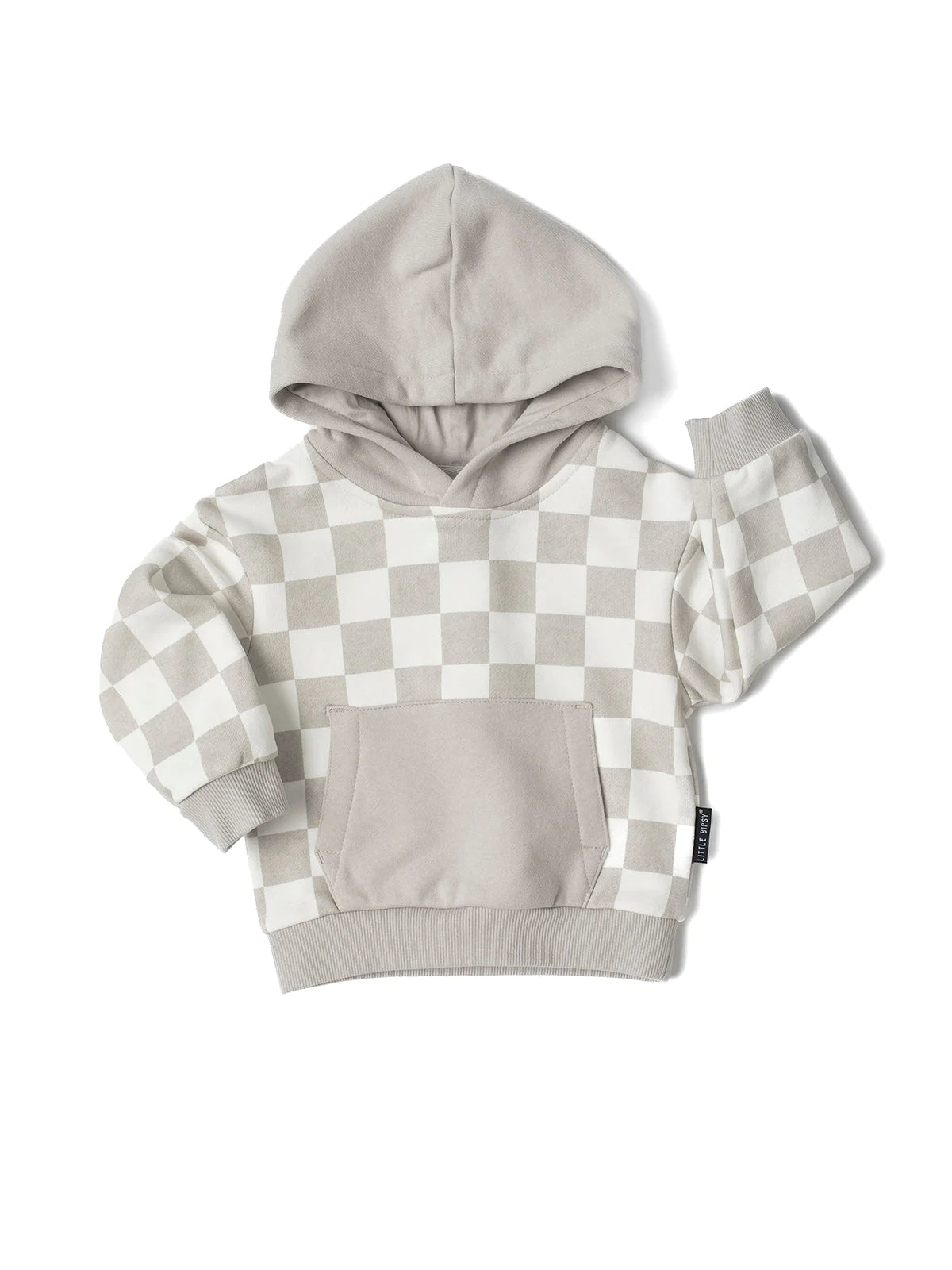 Little Bipsy Checkered Hoodie | Fog