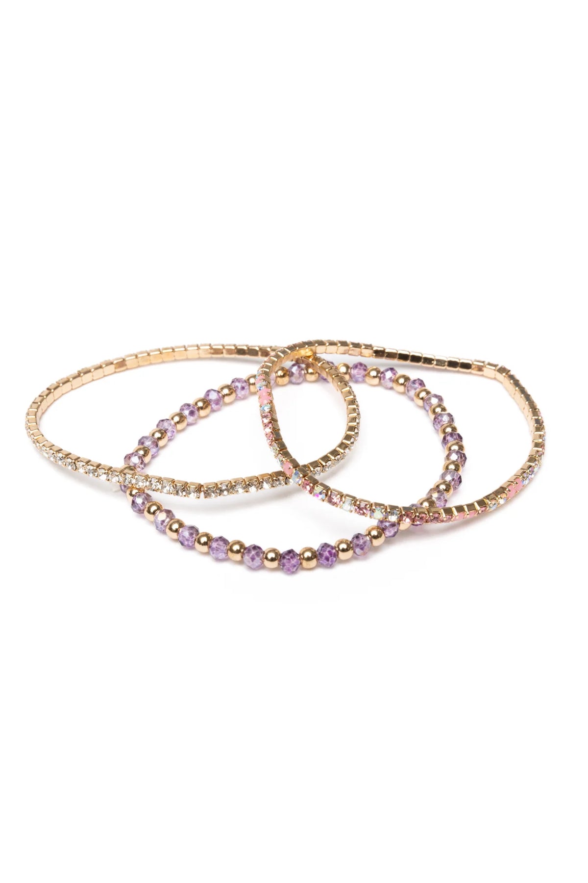 90018 Boutique Enchanted Elegance Bracelets 3pc.