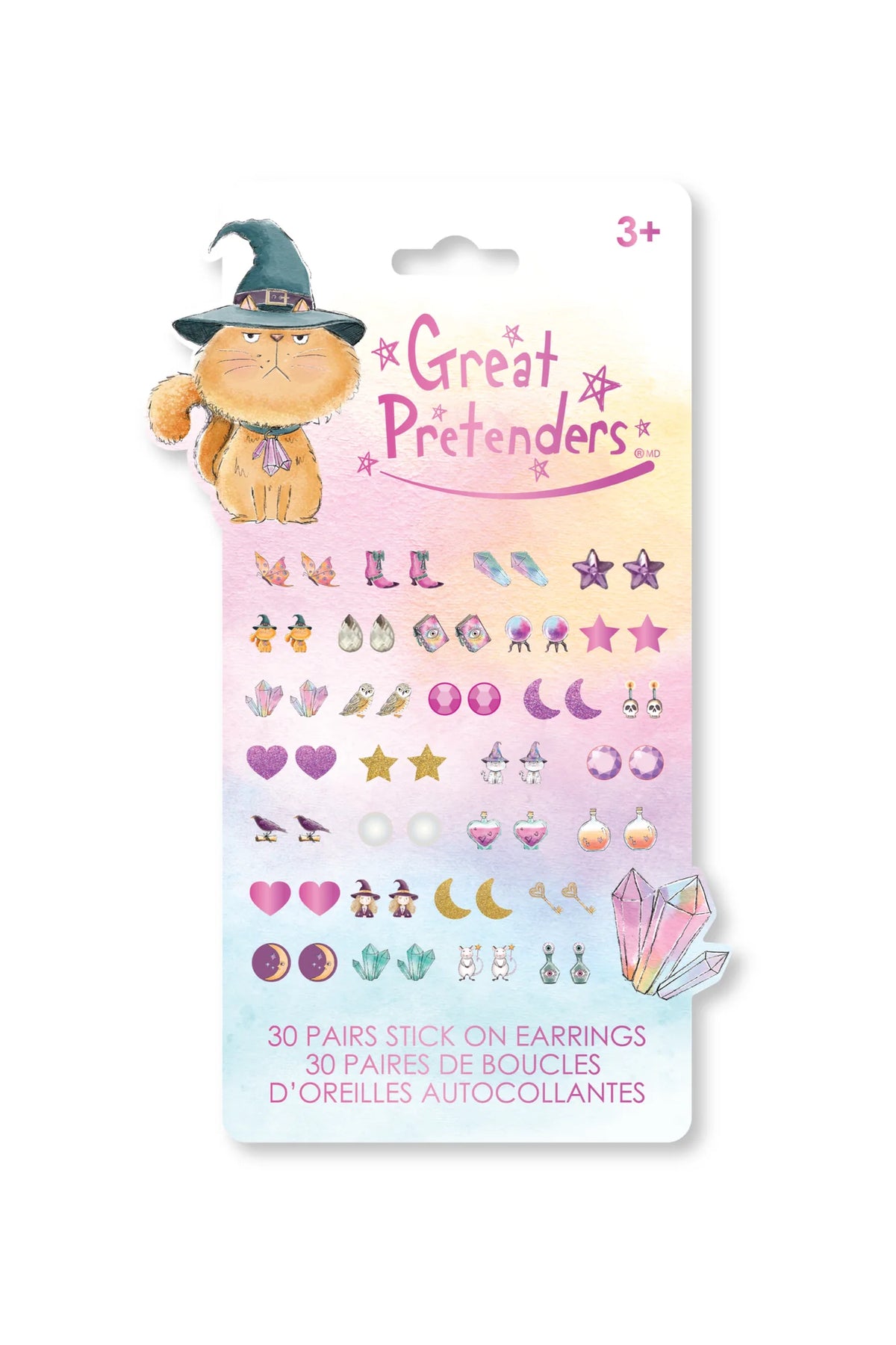 87527 Grumpy Cat Spelltastic Stick on Earrings