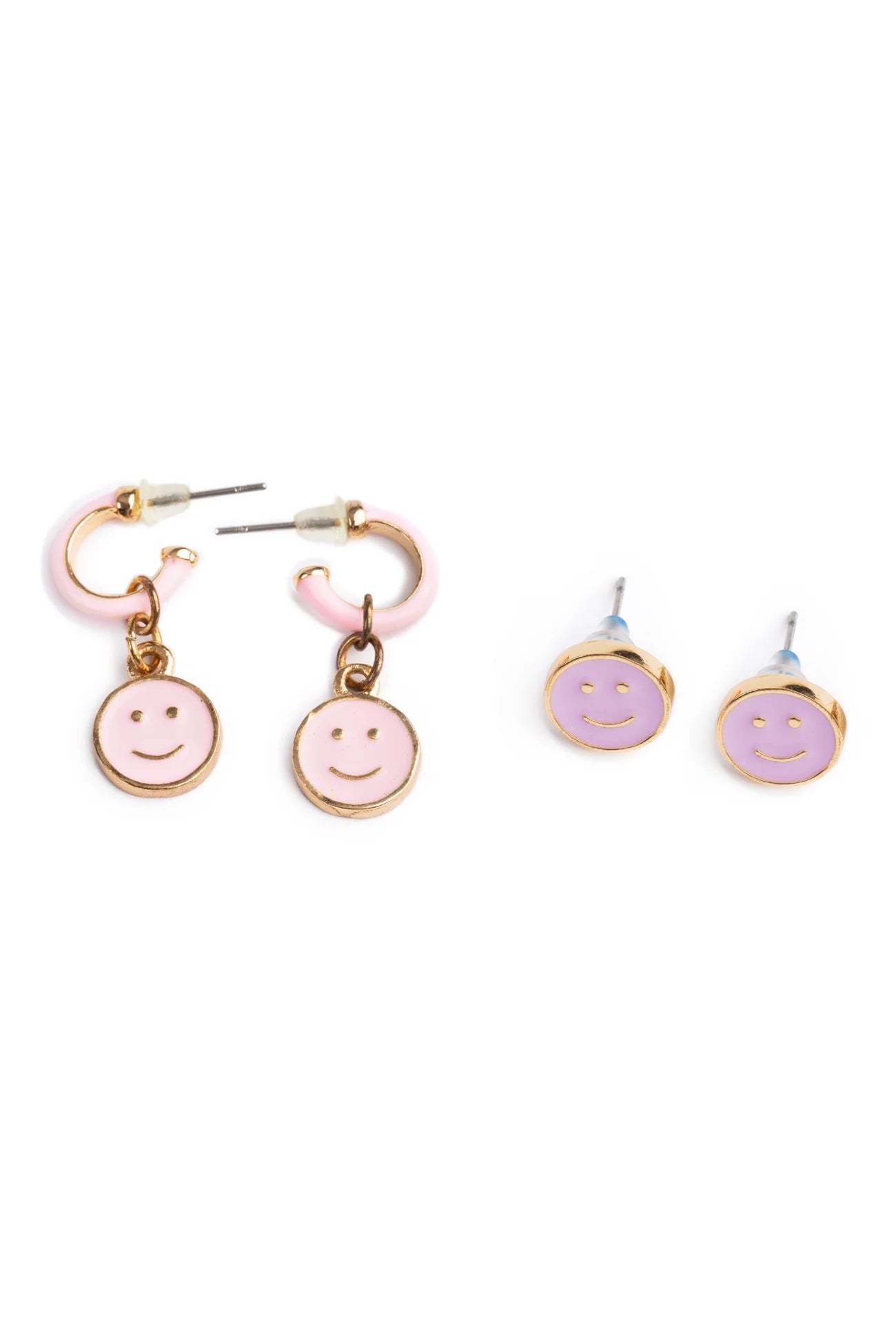 Boutique Chic All Smiles Earrings 2 pair