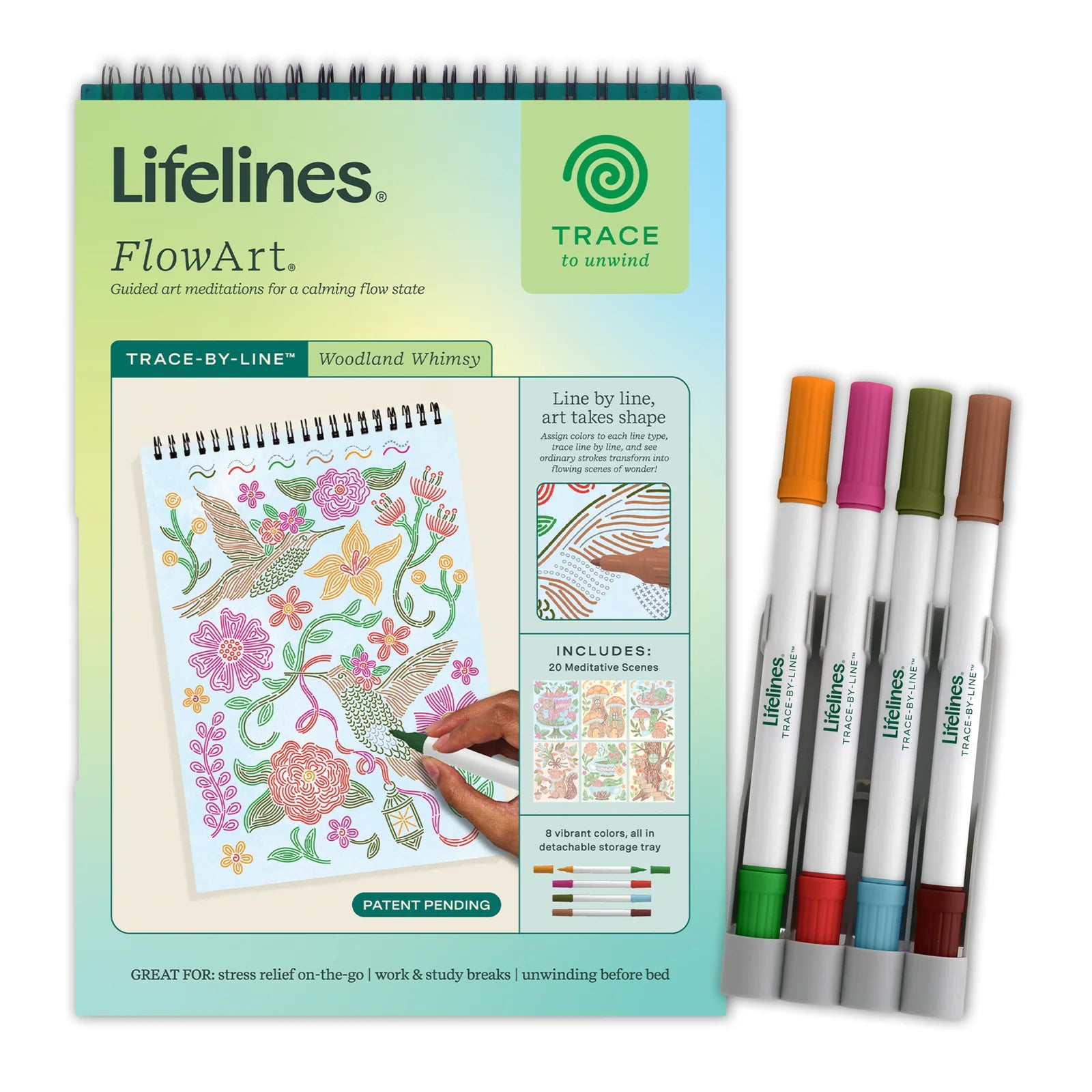 FlowArt Trace By Line | Woodland Whimsy