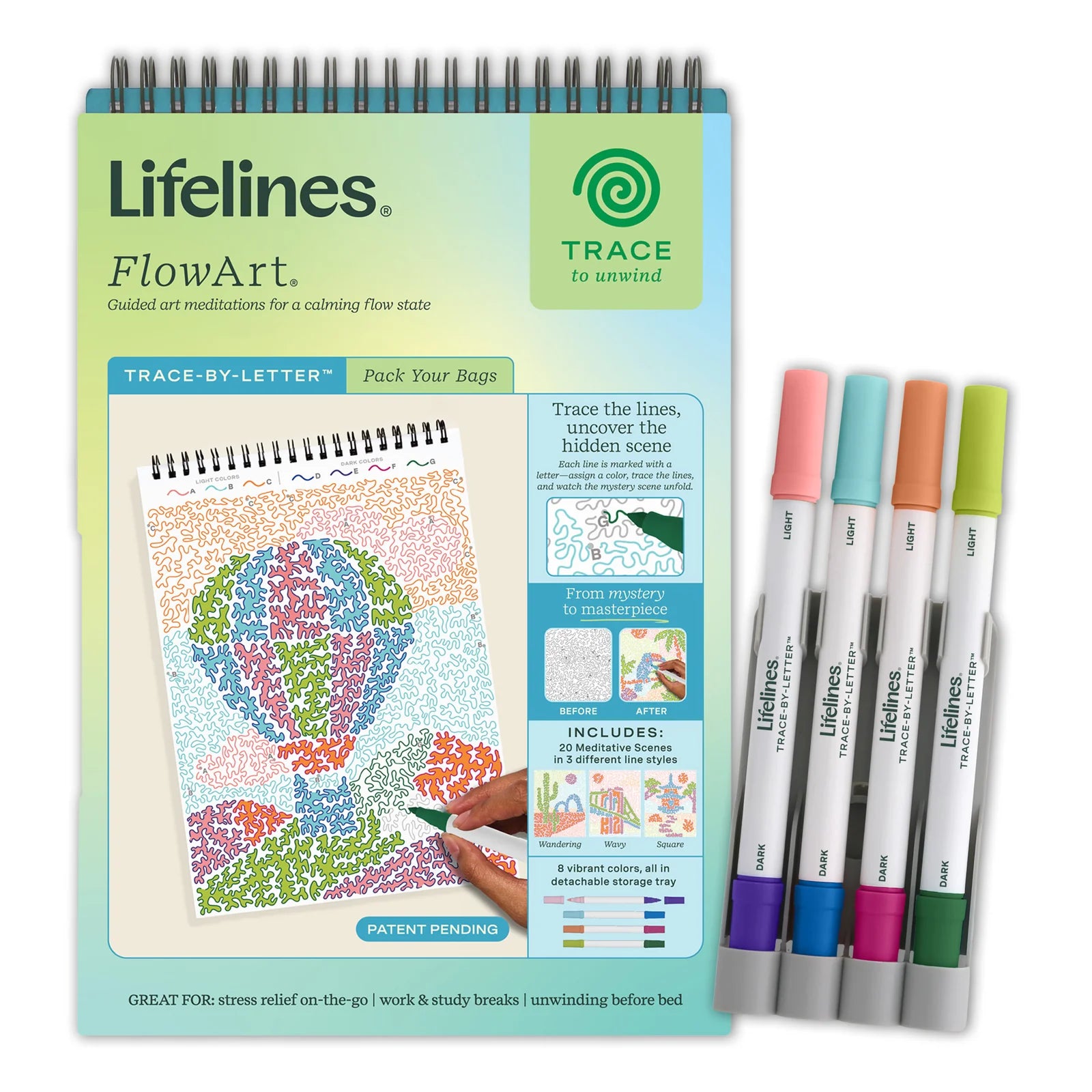 FlowArt Trace to Doodle | Pack Your Bags