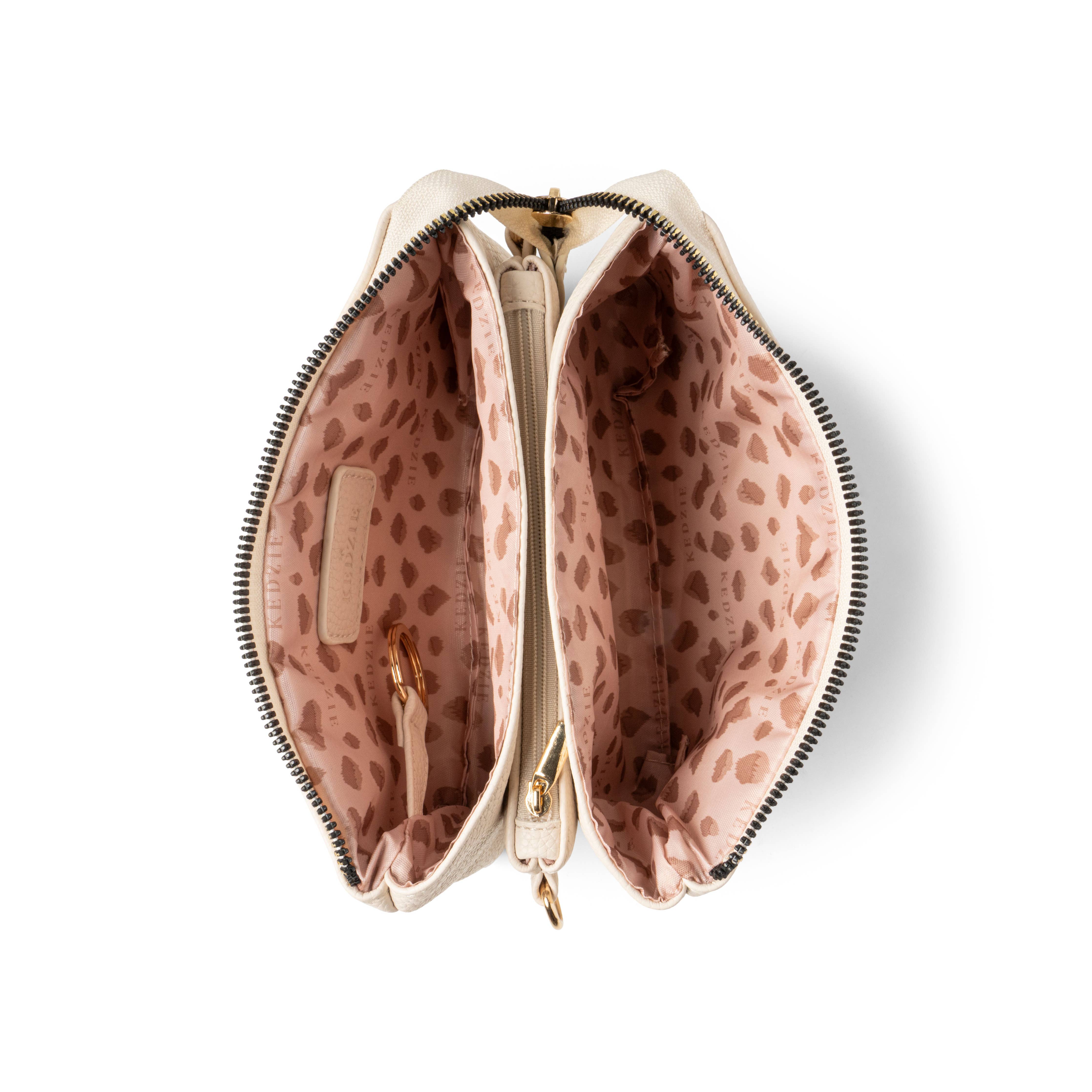 Kedzie Eclipse Convertible Wallet Crossbody | Bone