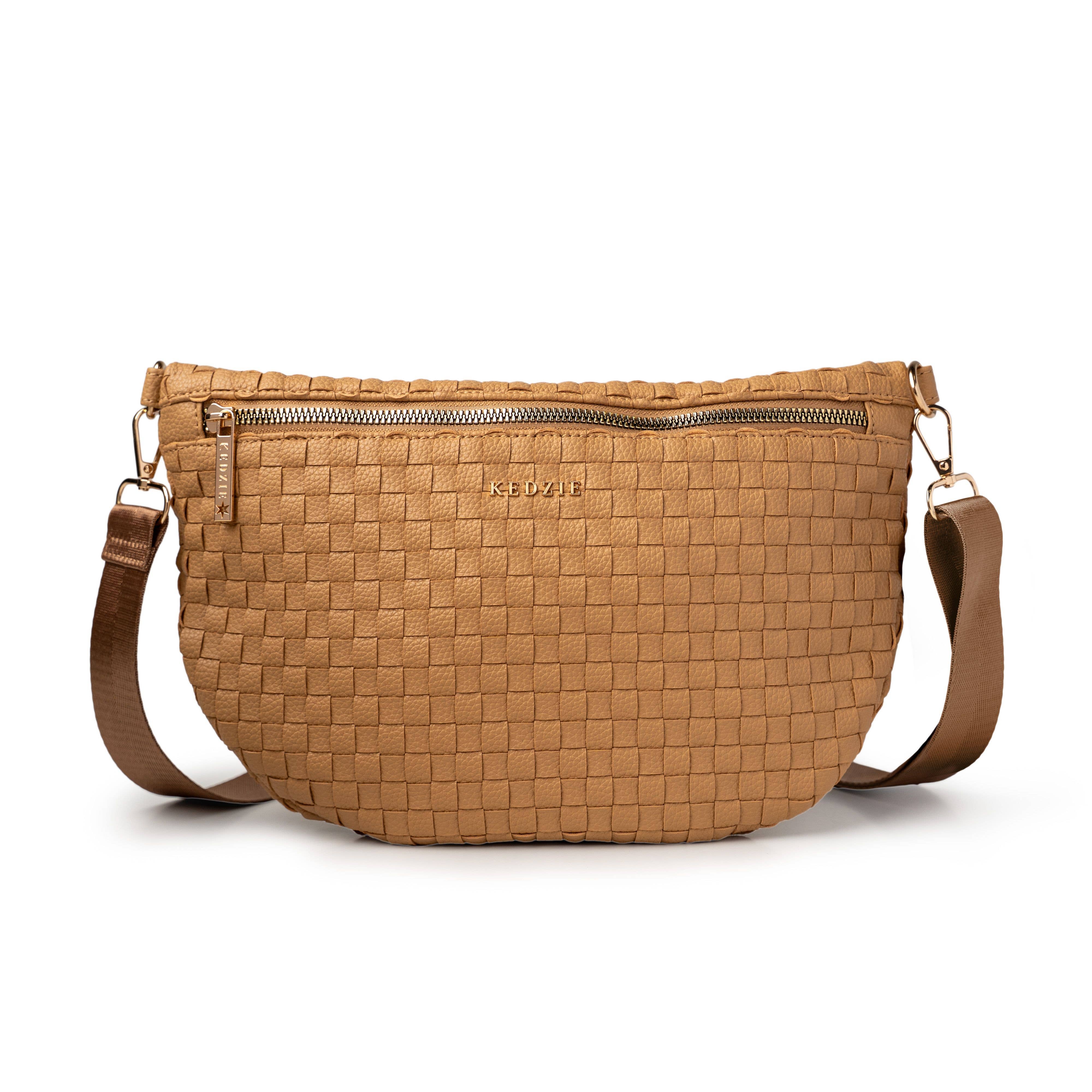 Kedzie Terrace Woven Crossbody | Tan