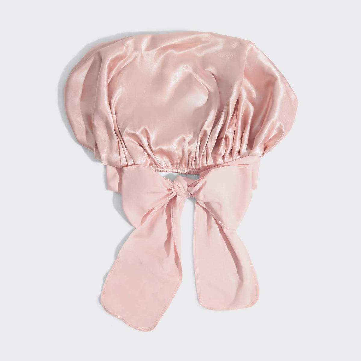 Adjustable Oversized Satin Bonnet | Blush