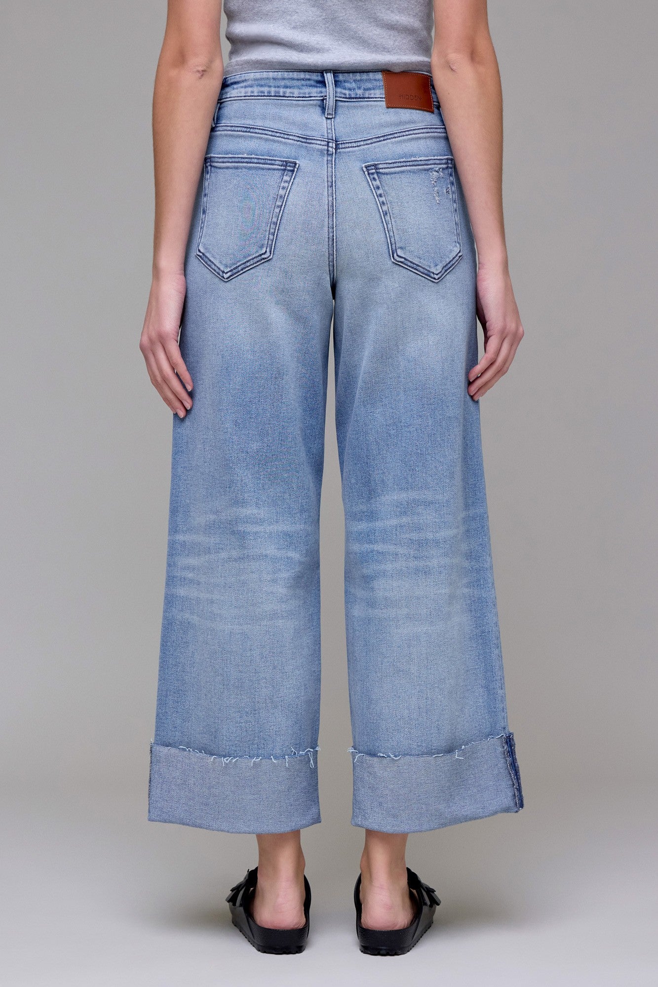 Nori High Rise Wide Leg Jean | Medium Light
