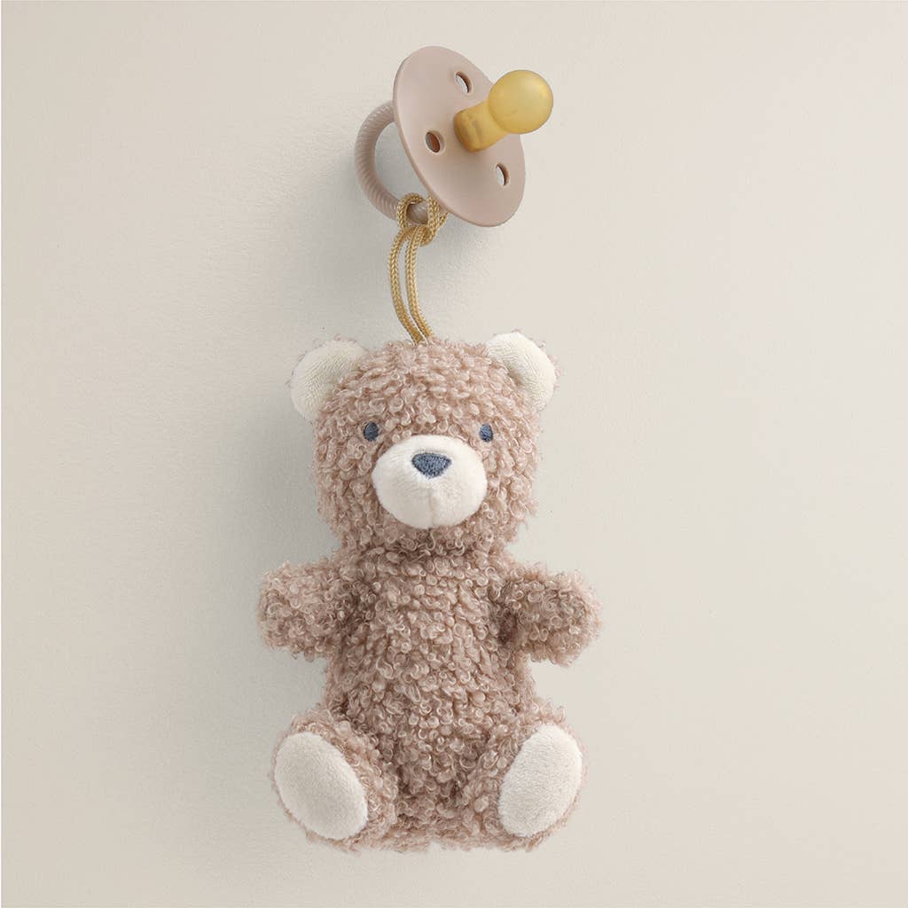 Bitzy Pal Natural Rubber Pacifier & Plush | Bear