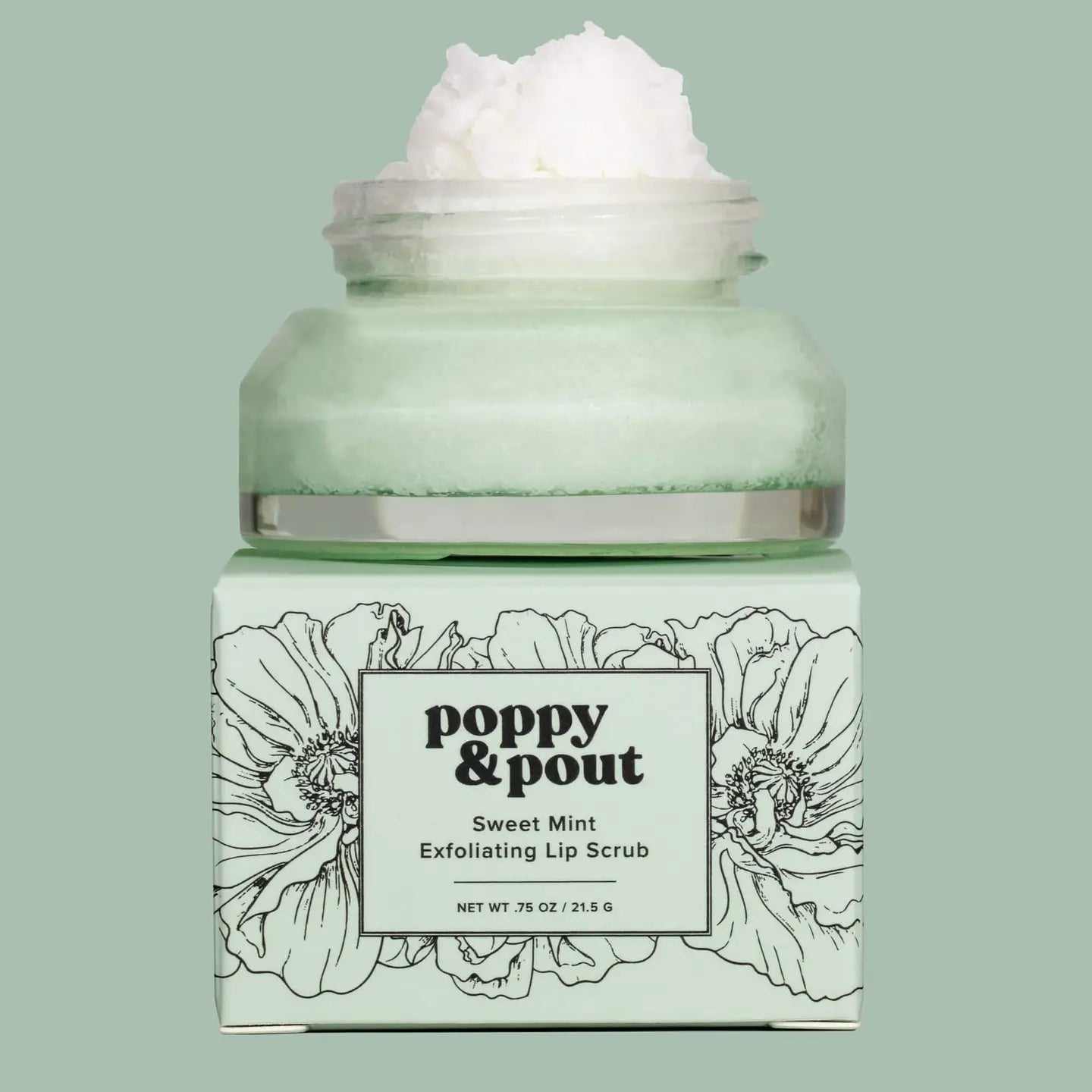 Poppy & Pout Lip Scrub | Sweet Mint