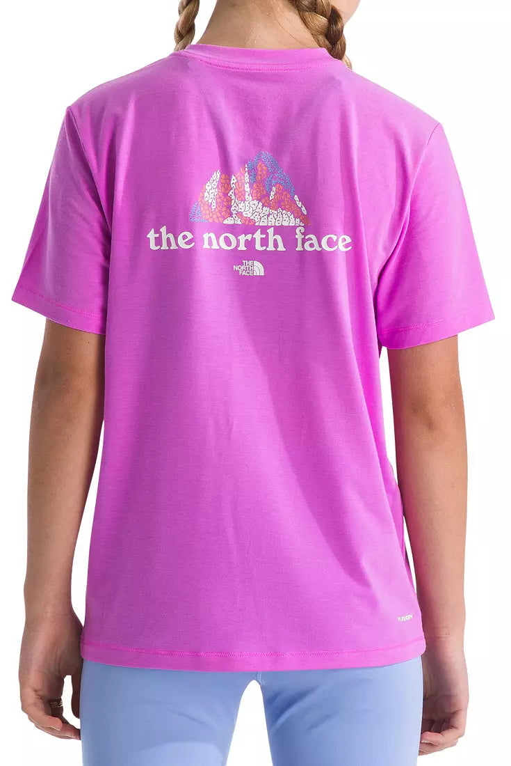 Teen Adventure Wildflower Mountain Tee | Violet Crocus
