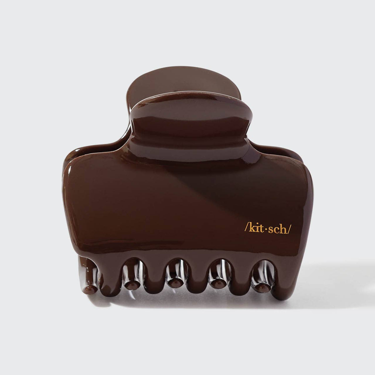 Recycled Plastic Puffy Cloud Clip 1pc | Chocolate