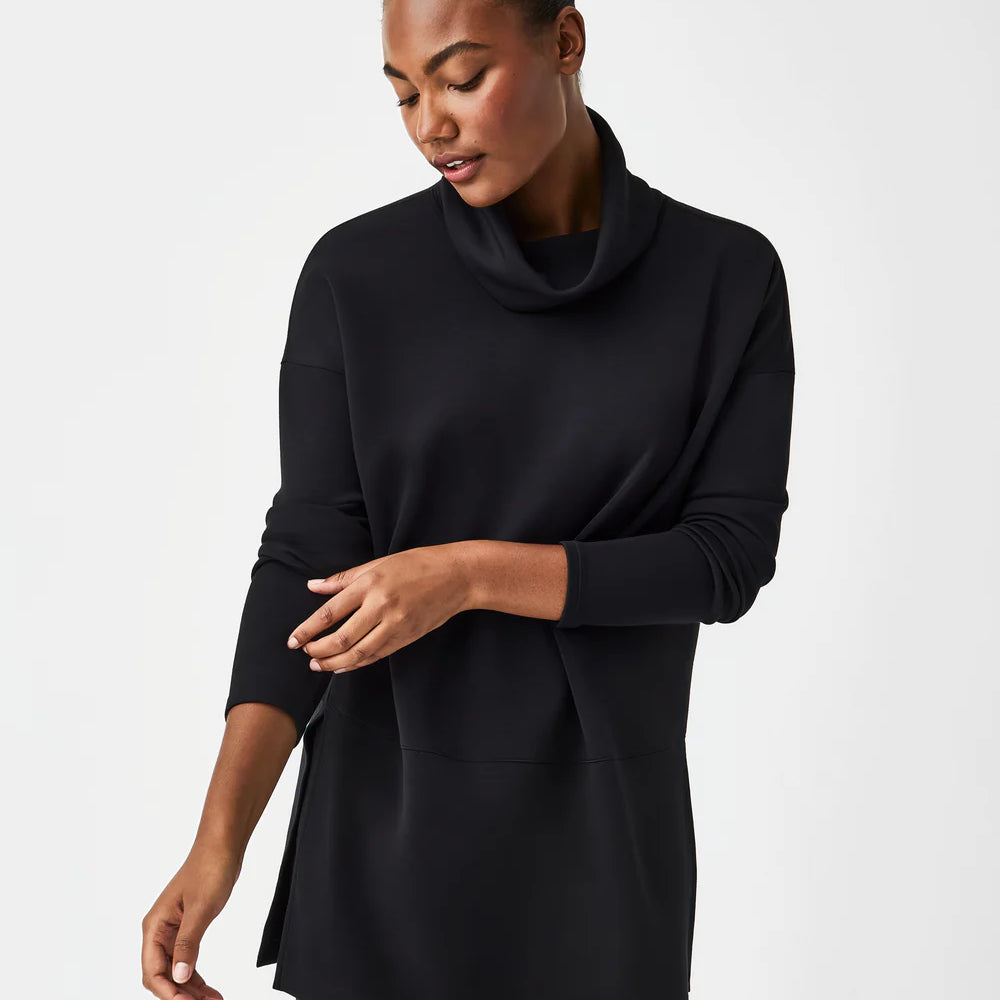 Spanx Airessentials Turtleneck Tunic | Very Black