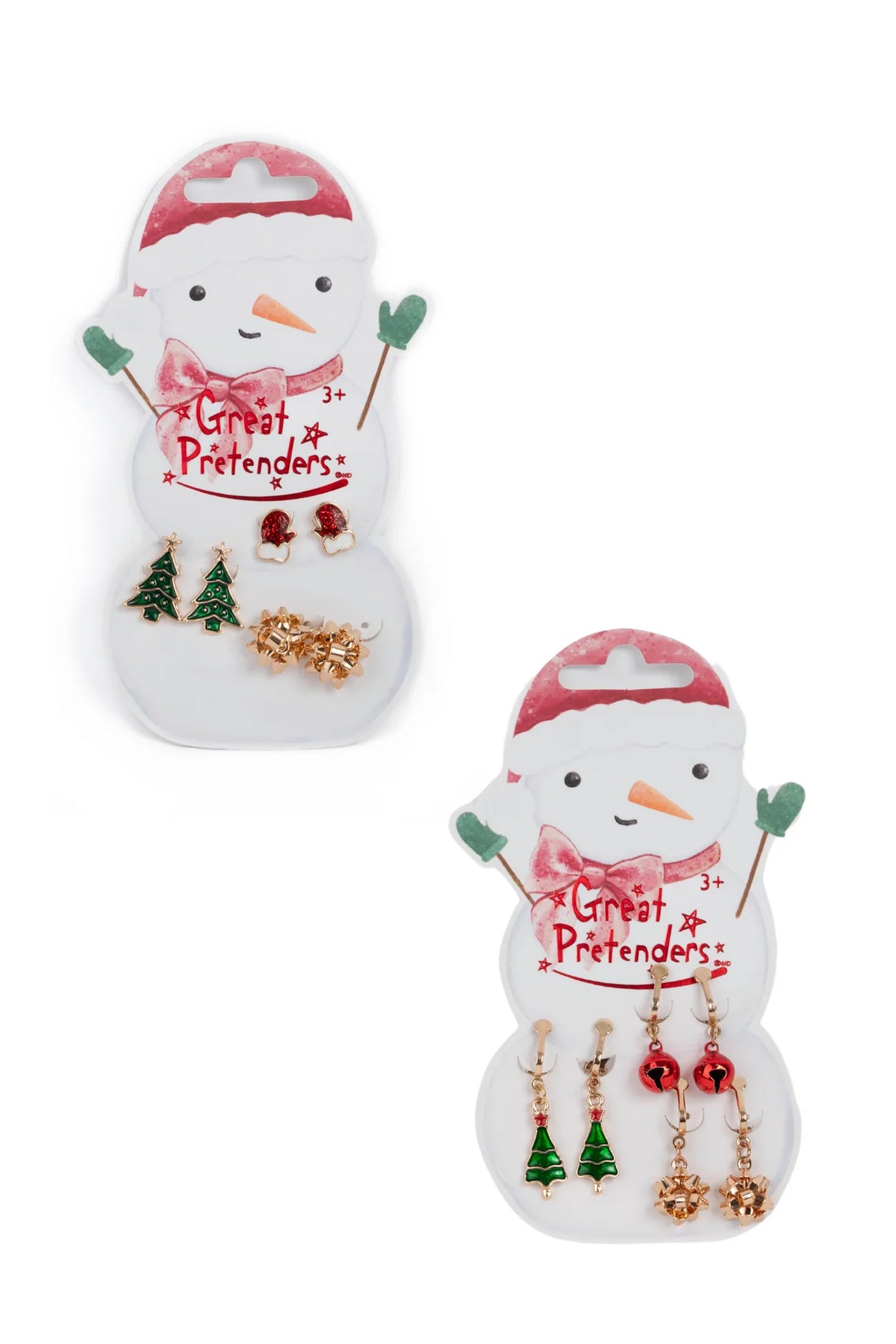 87512 Snowman Pierced Earrings