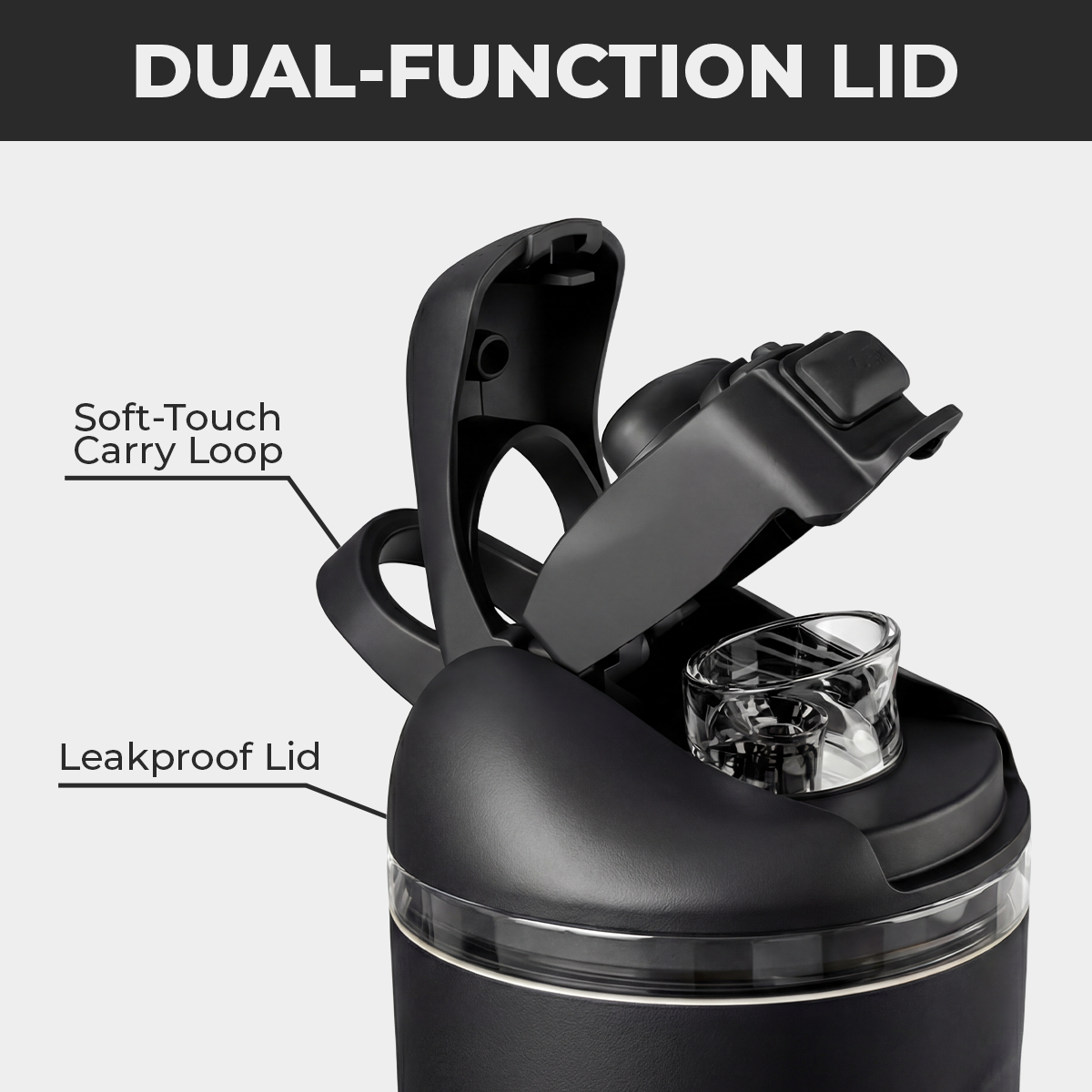 HydroJug 32 oz Ease2o | Black
