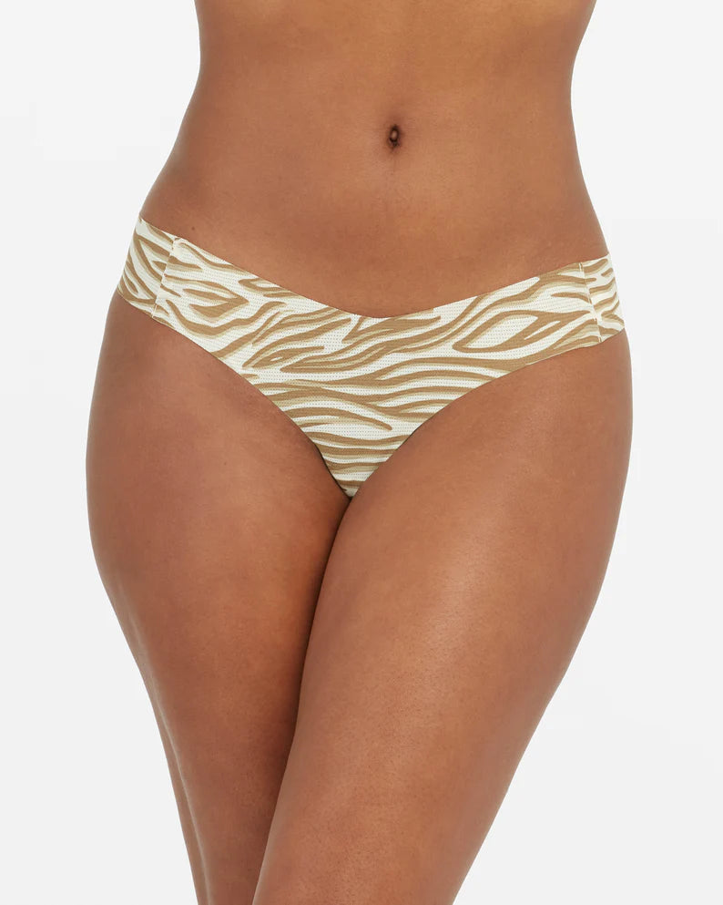 Spanx Under Statements Thong | Desert Zebra