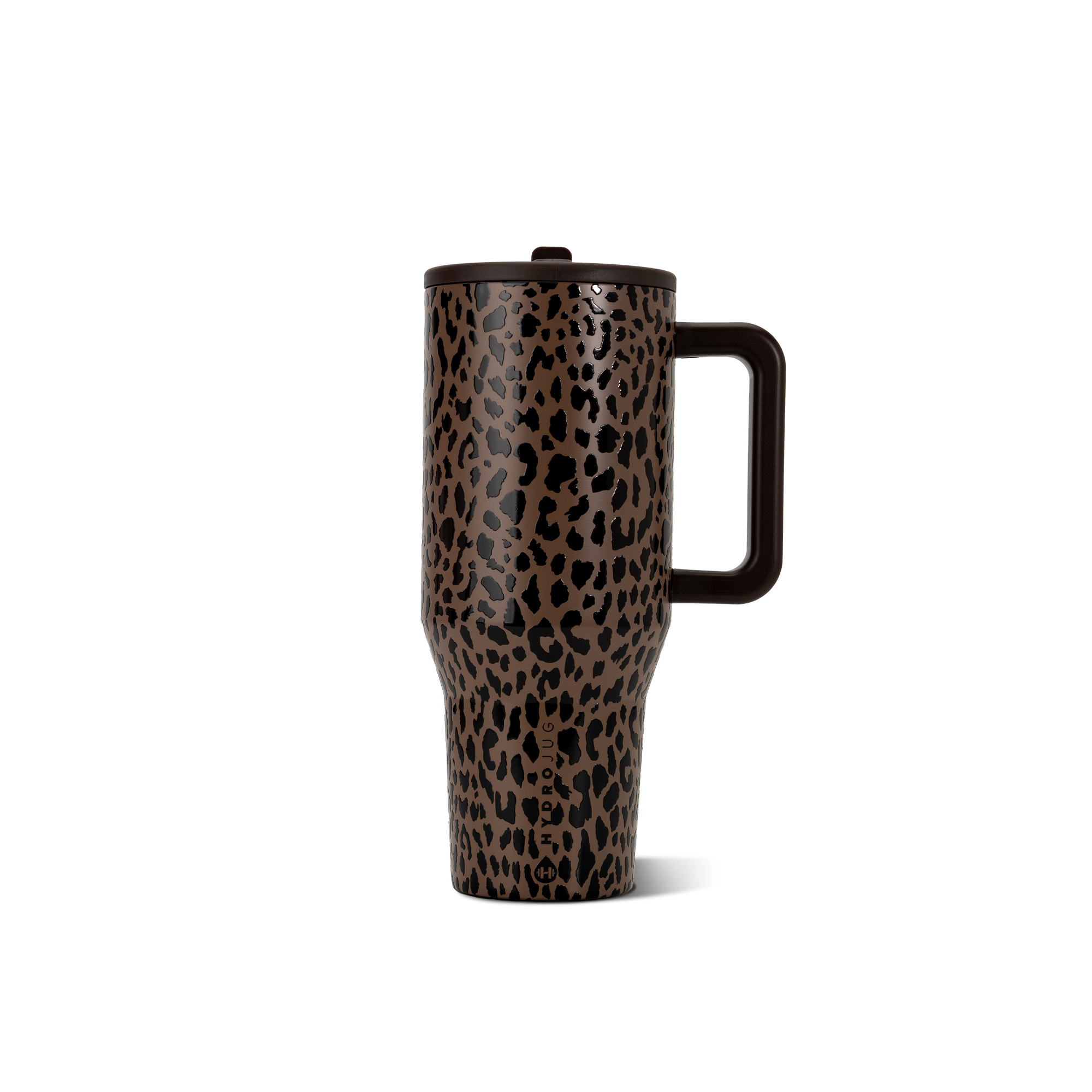 HydroJug 32 oz Traveler Tumbler | Brown Leopard