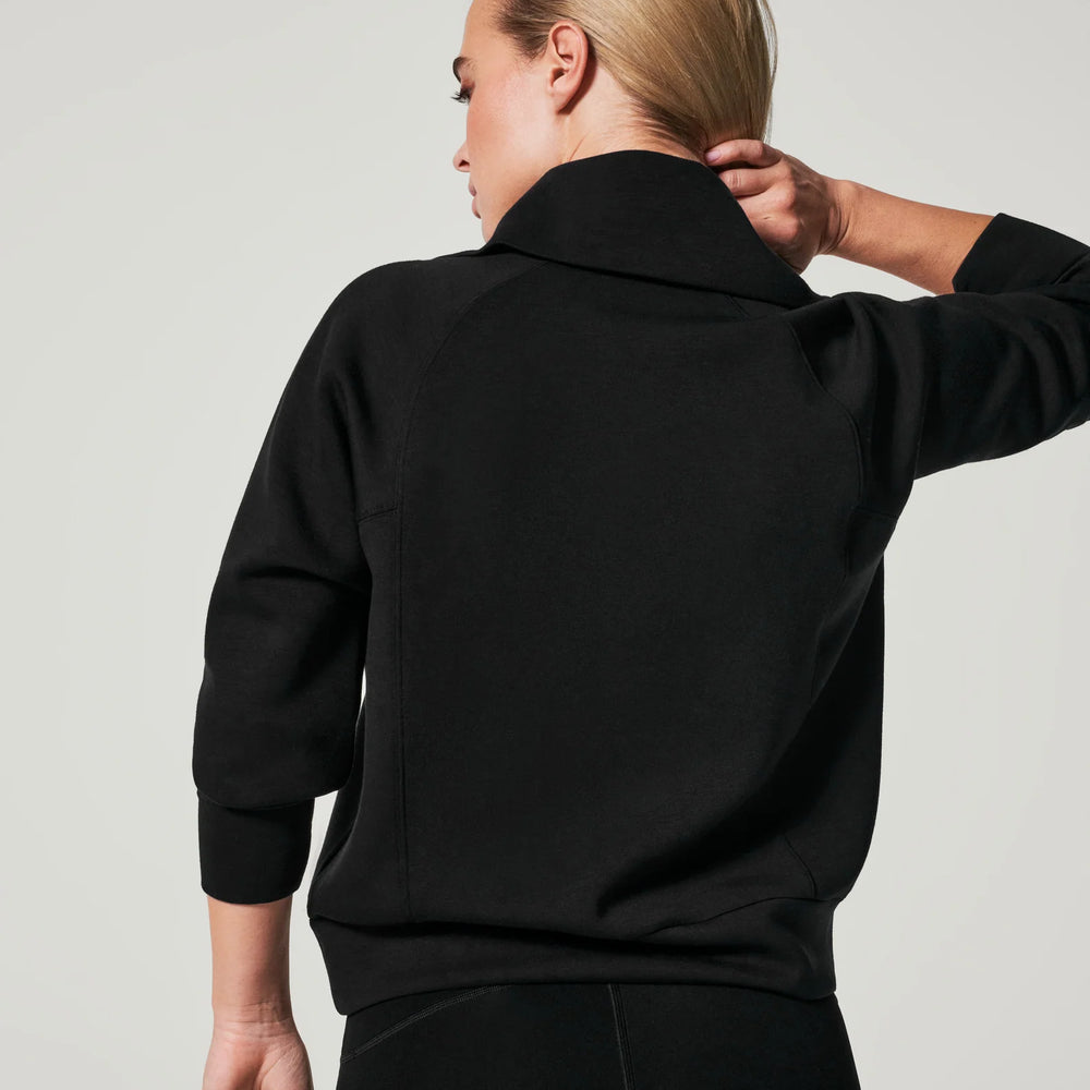 Spanx Airessentials Half Zip | Black