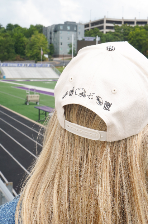 KENZKUSTOMZ Touchdown Hat |Black/White Houndstooth
