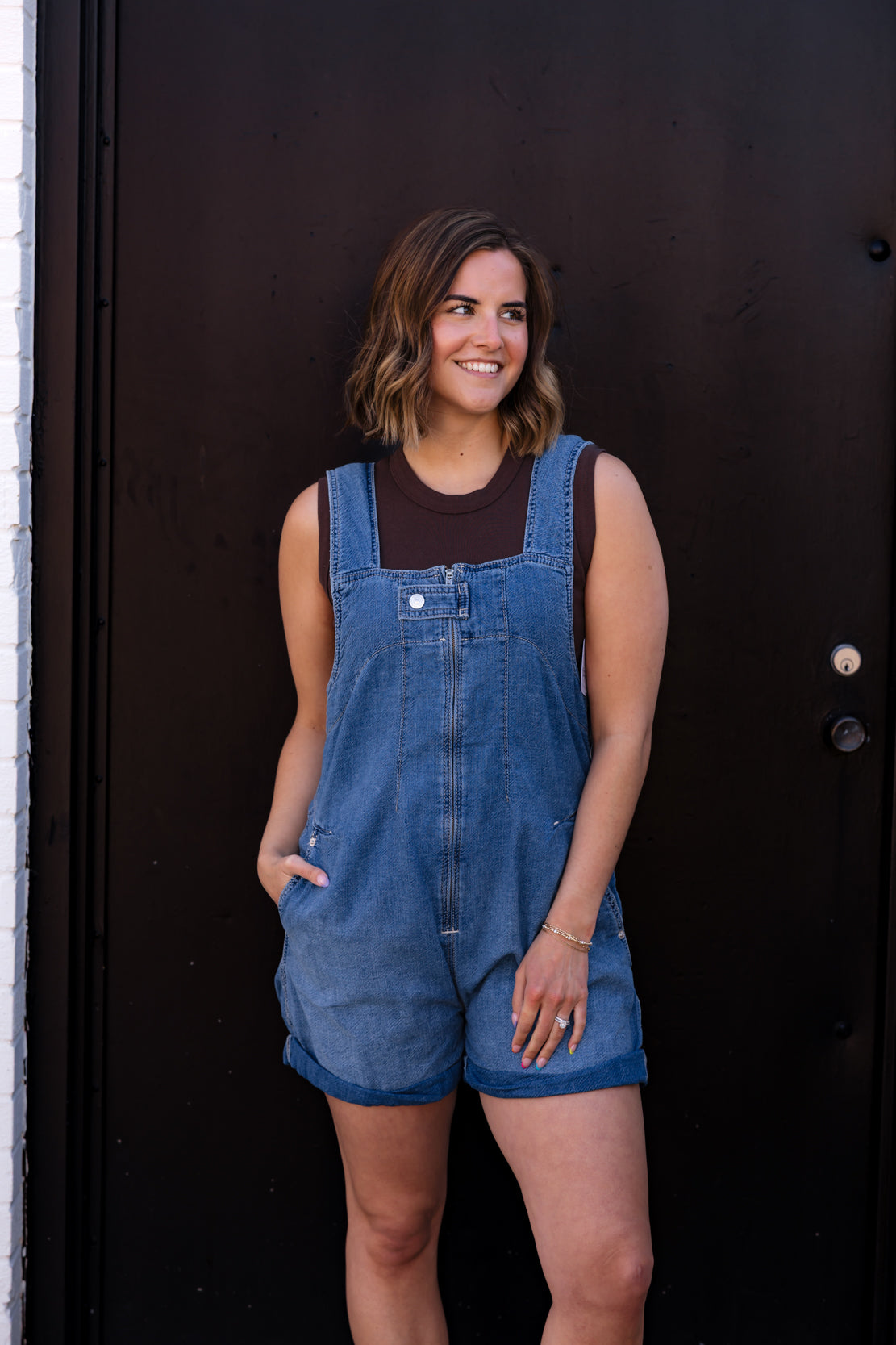 We The Free Jude Shortalls | Mid Indigo