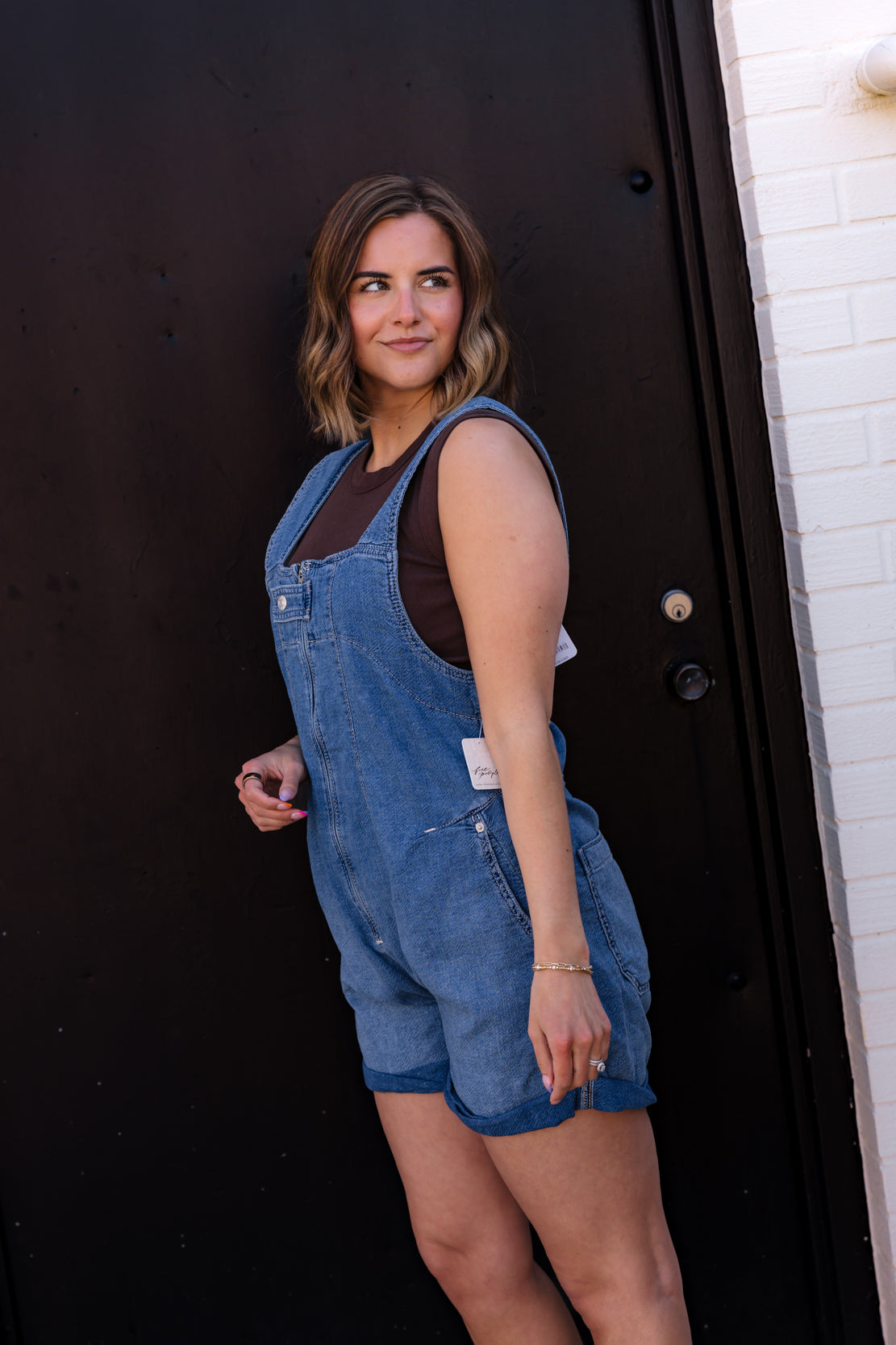We The Free Jude Shortalls | Mid Indigo