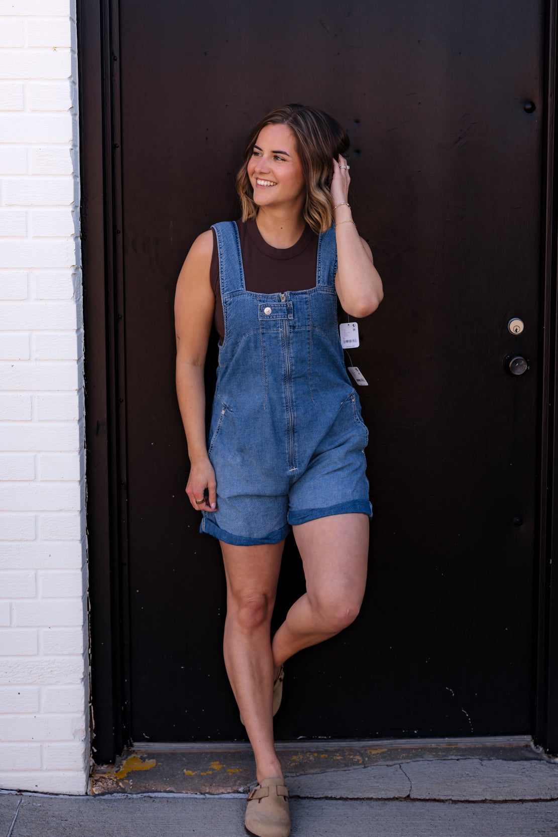 We The Free Jude Shortalls | Mid Indigo