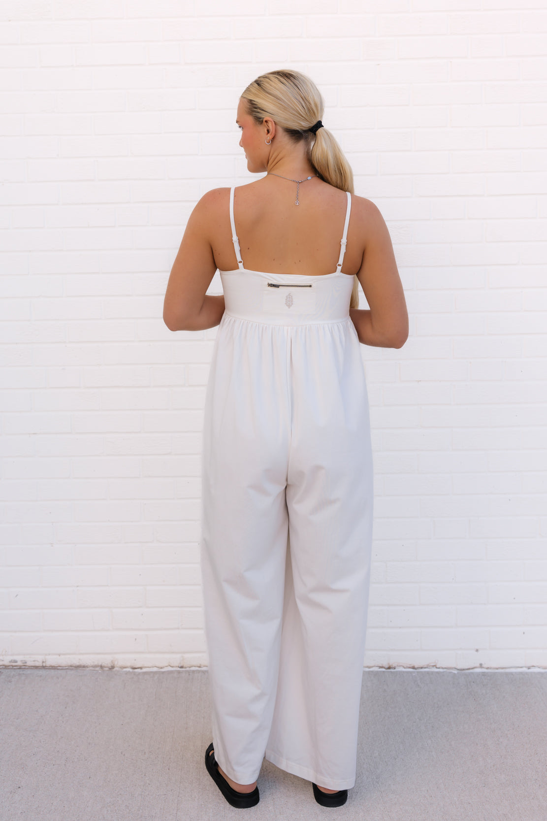 Hot Shot Strappy Onesie | Ivory