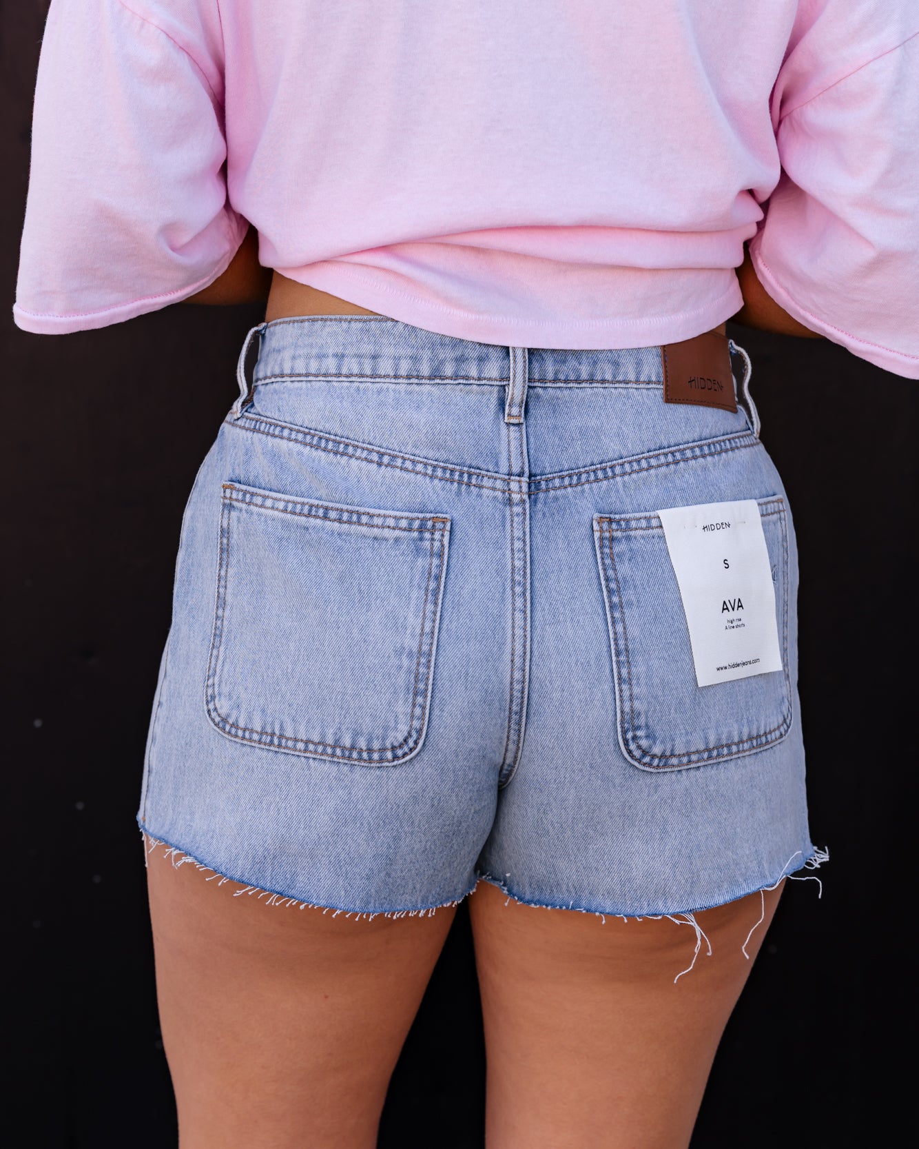 Ava High Rise A-Line Short | Medium Light