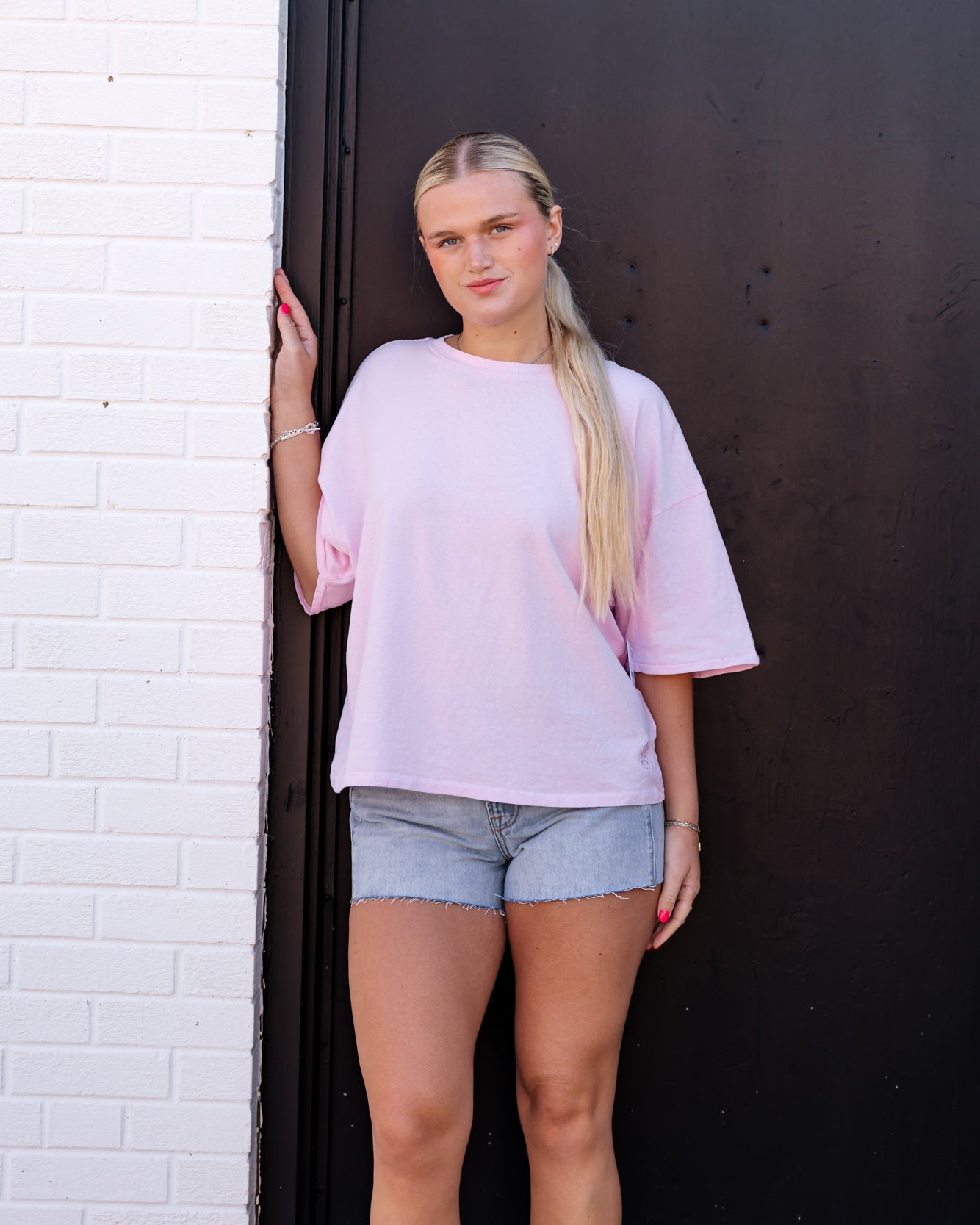 Ava High Rise A-Line Short | Medium Light