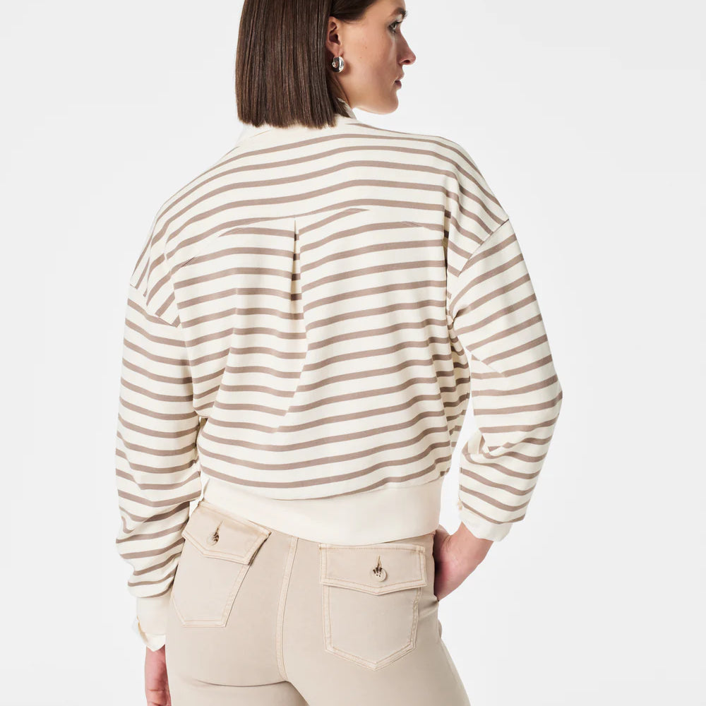 
                      
                        Spanx AirEssentials Crew | Fawn Stripe
                      
                    