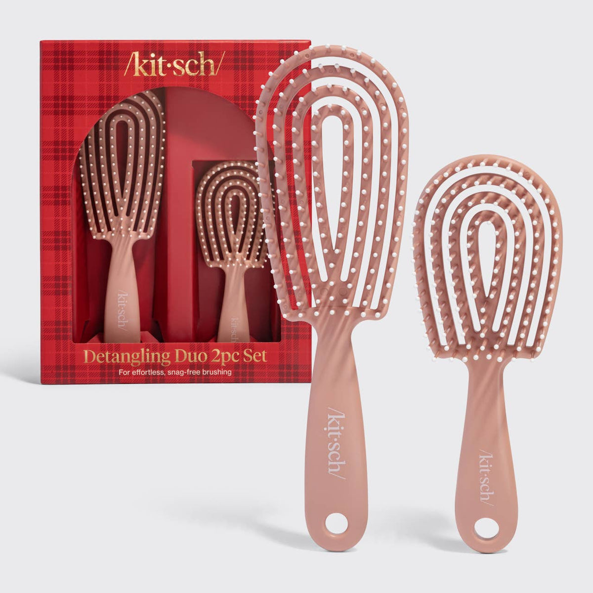 Kitsch Detangling Duo 2pc Set | Terracotta