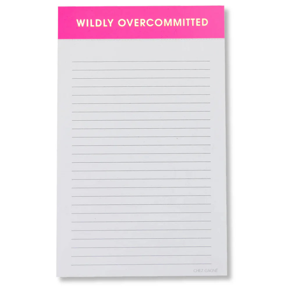 Notepad | Wildly Overcommitted