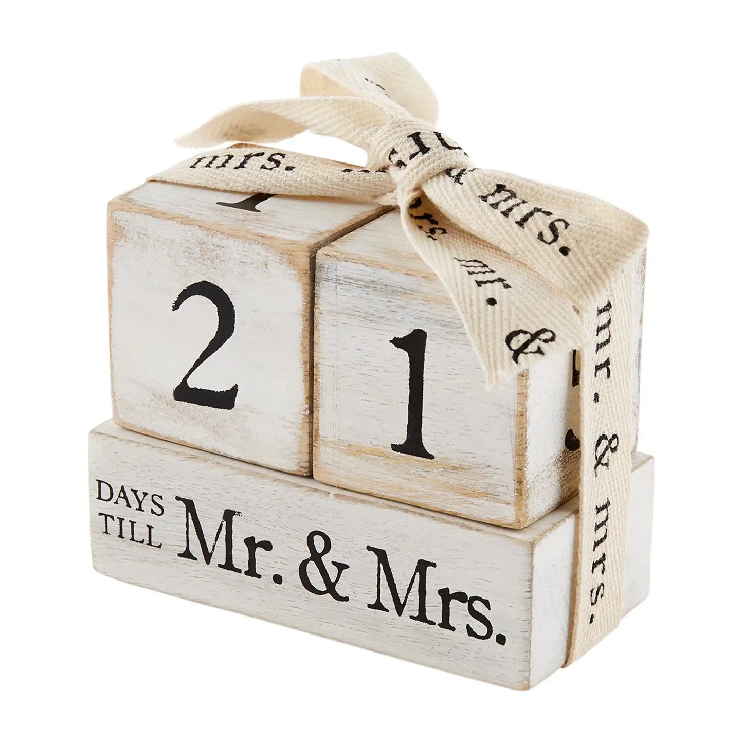 Countdown Mr. & Mrs. Block Set