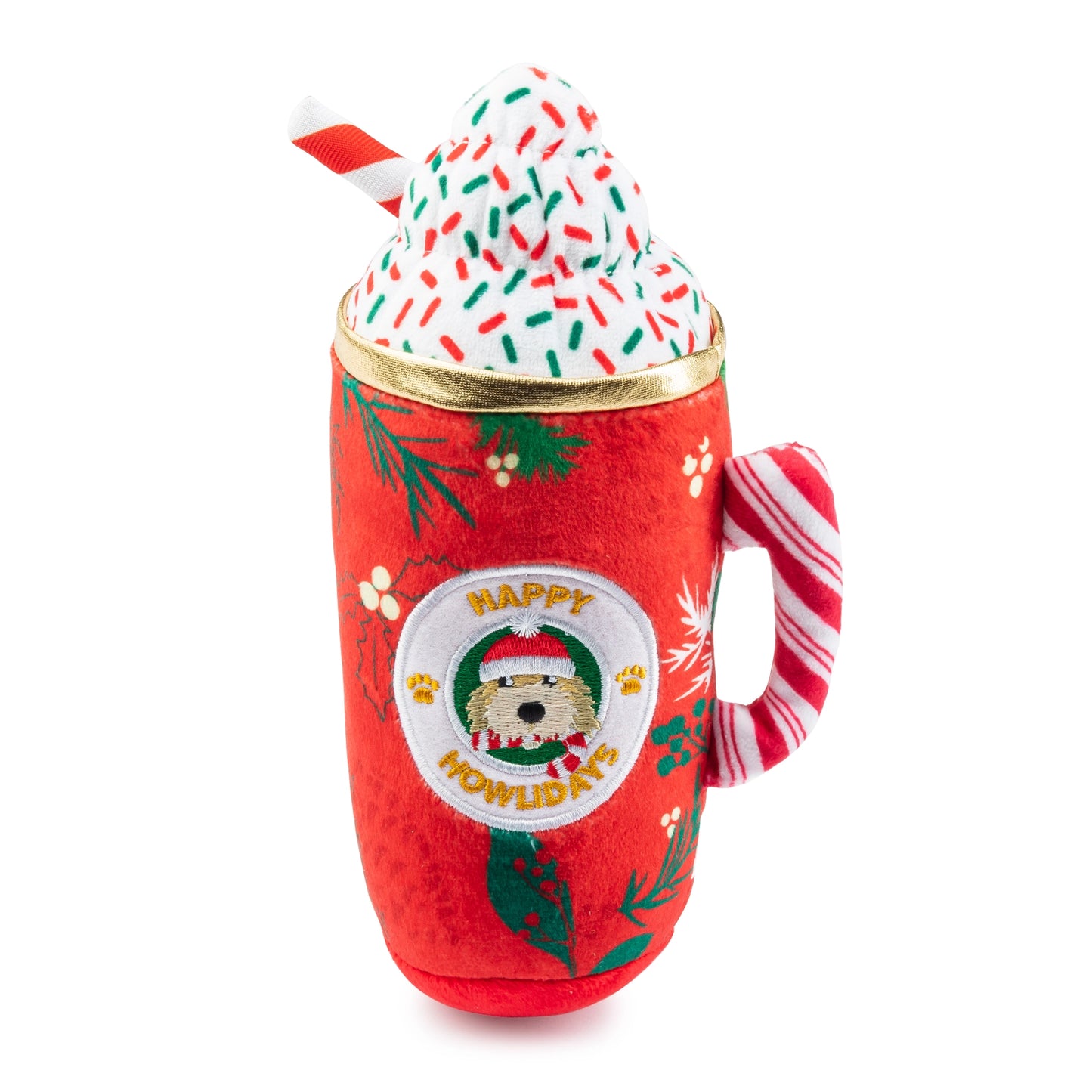 Howliday Cheer Mug Dog Toy