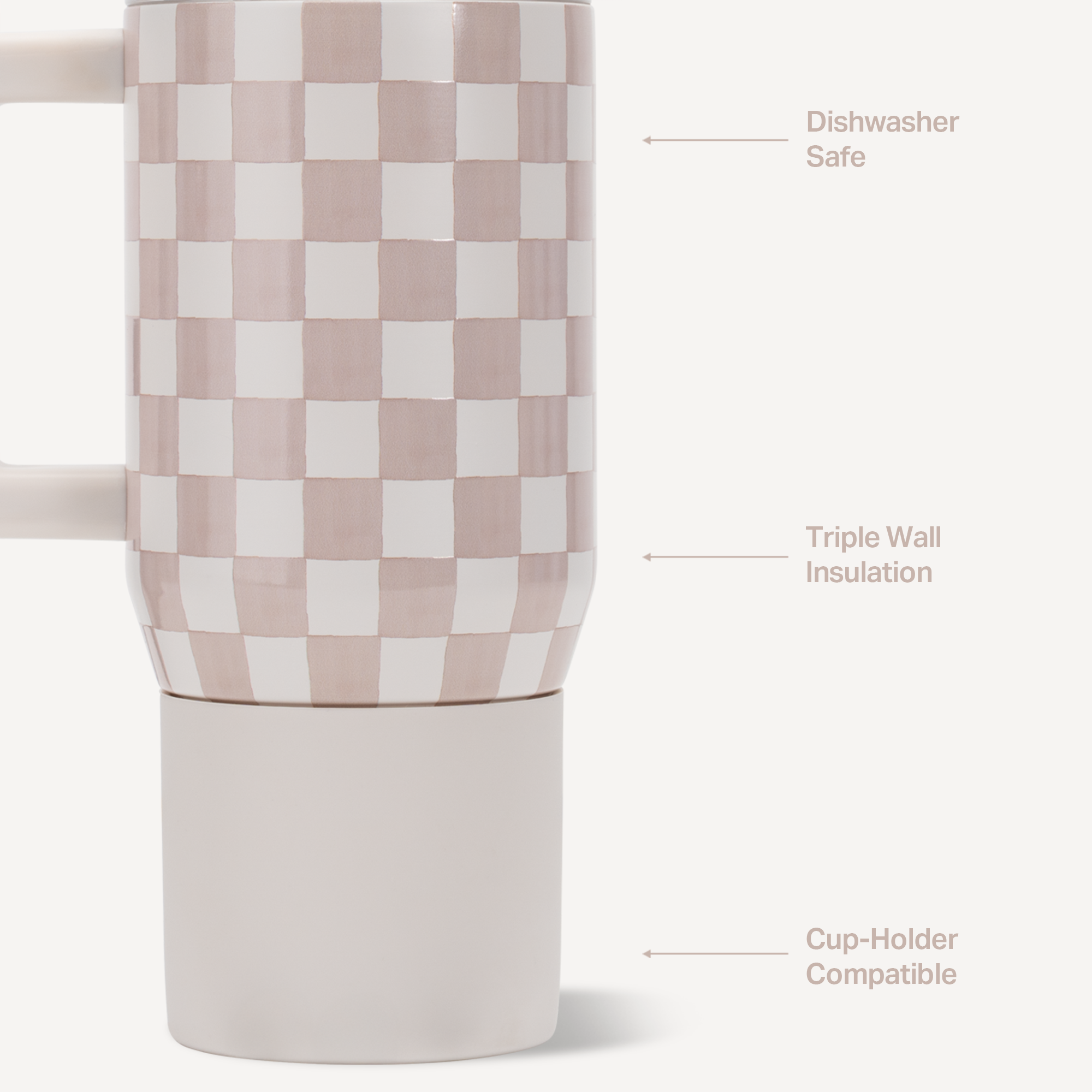 Hydrojug 20 oz Traveler Coffee Mug | Sandstone