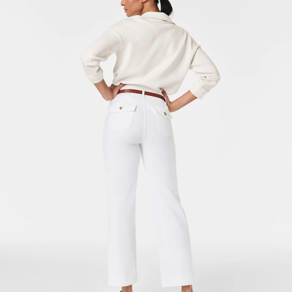 
                      
                        Spanx Stretch Twill Cropped Pant | Bright White
                      
                    