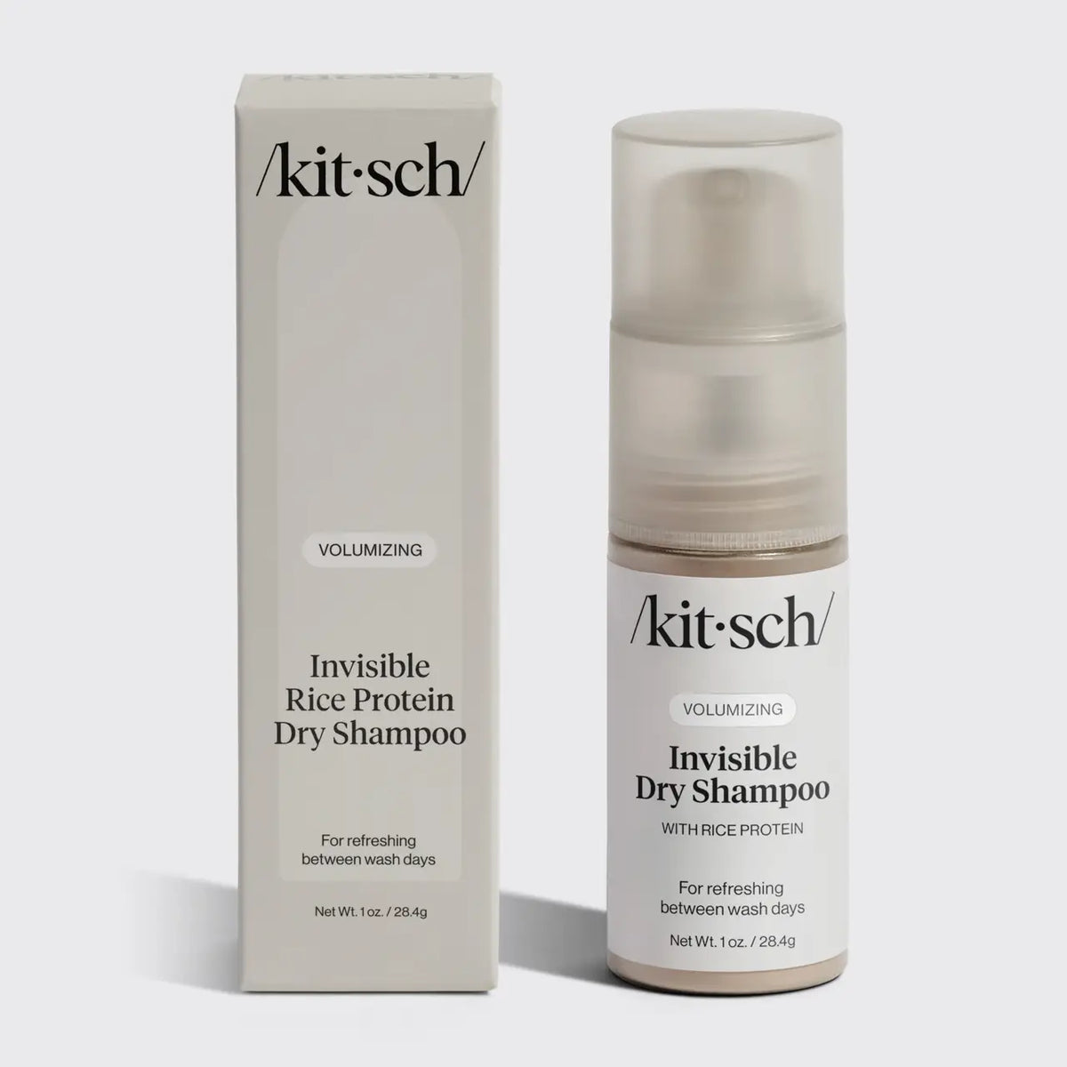 Kitsch Rice Protein Dry Shampoo | Invisble