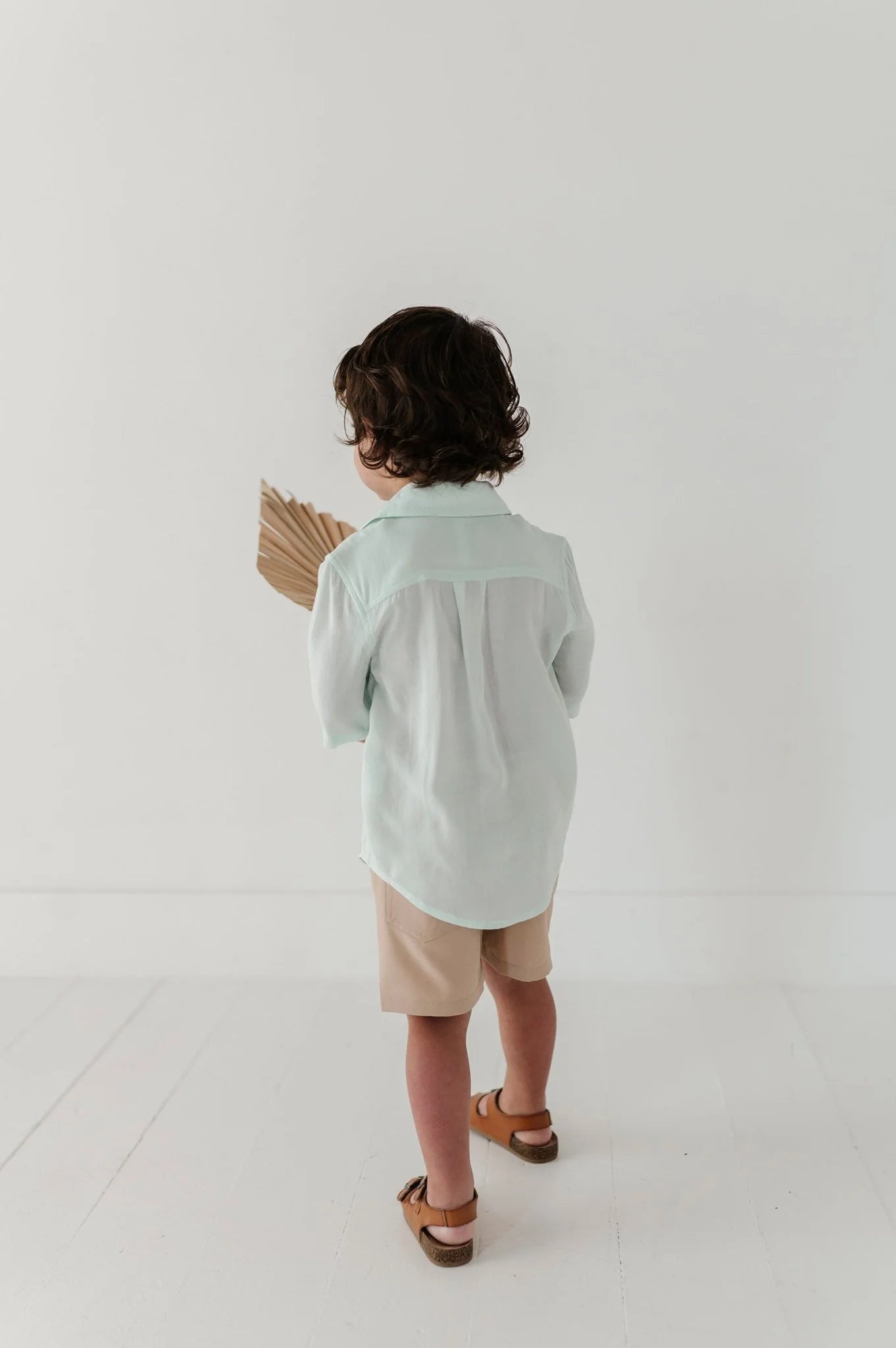 Babysprouts Boy's Utility Shirt | Sky Blue