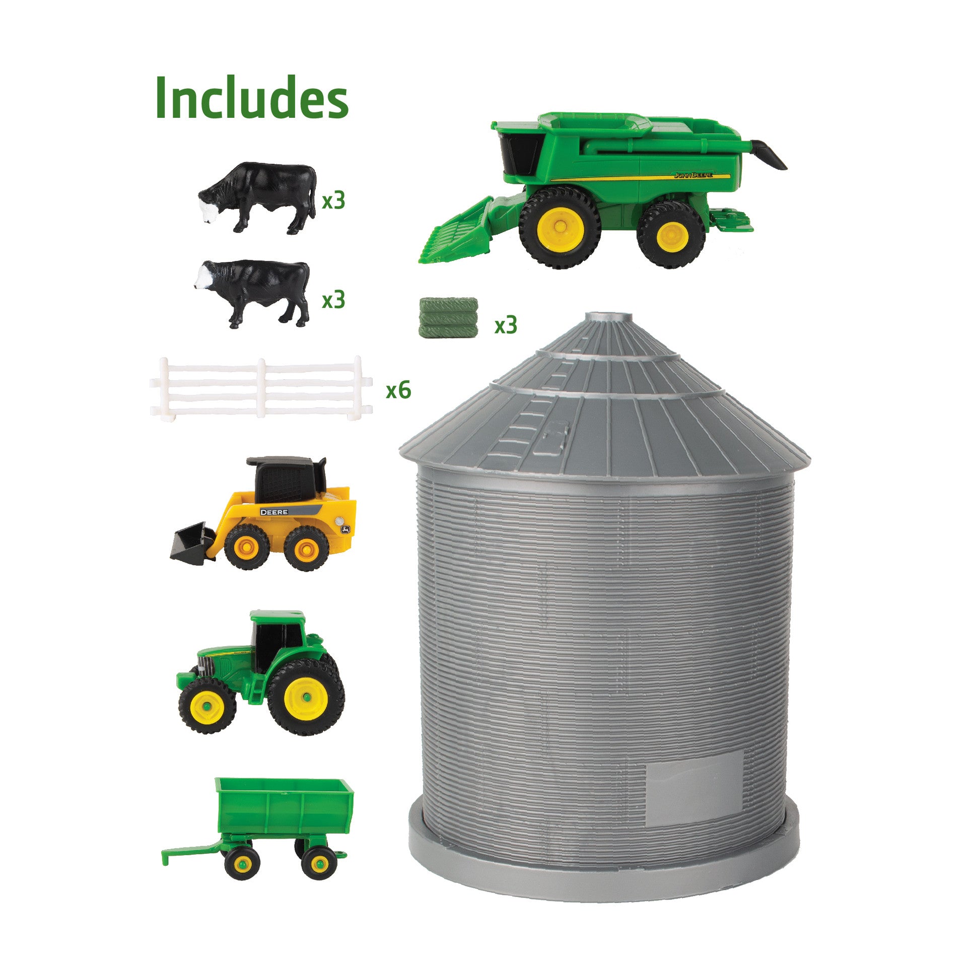John Deere 20 Pc. Farm Playset