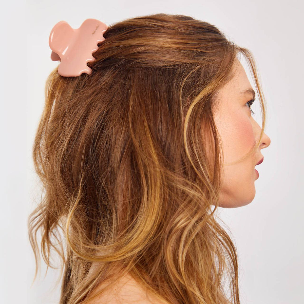 Recycled Plastic Puffy Cloud Clip 1pc | Rosewood